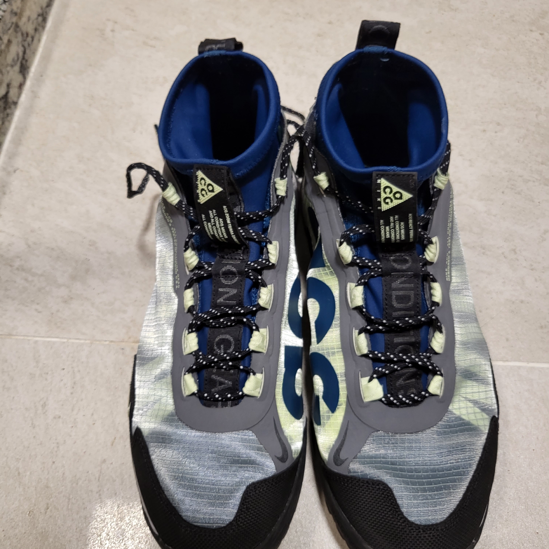 Nike ACG Zoom Terra Zaherra Barely Volt 착용 스타일