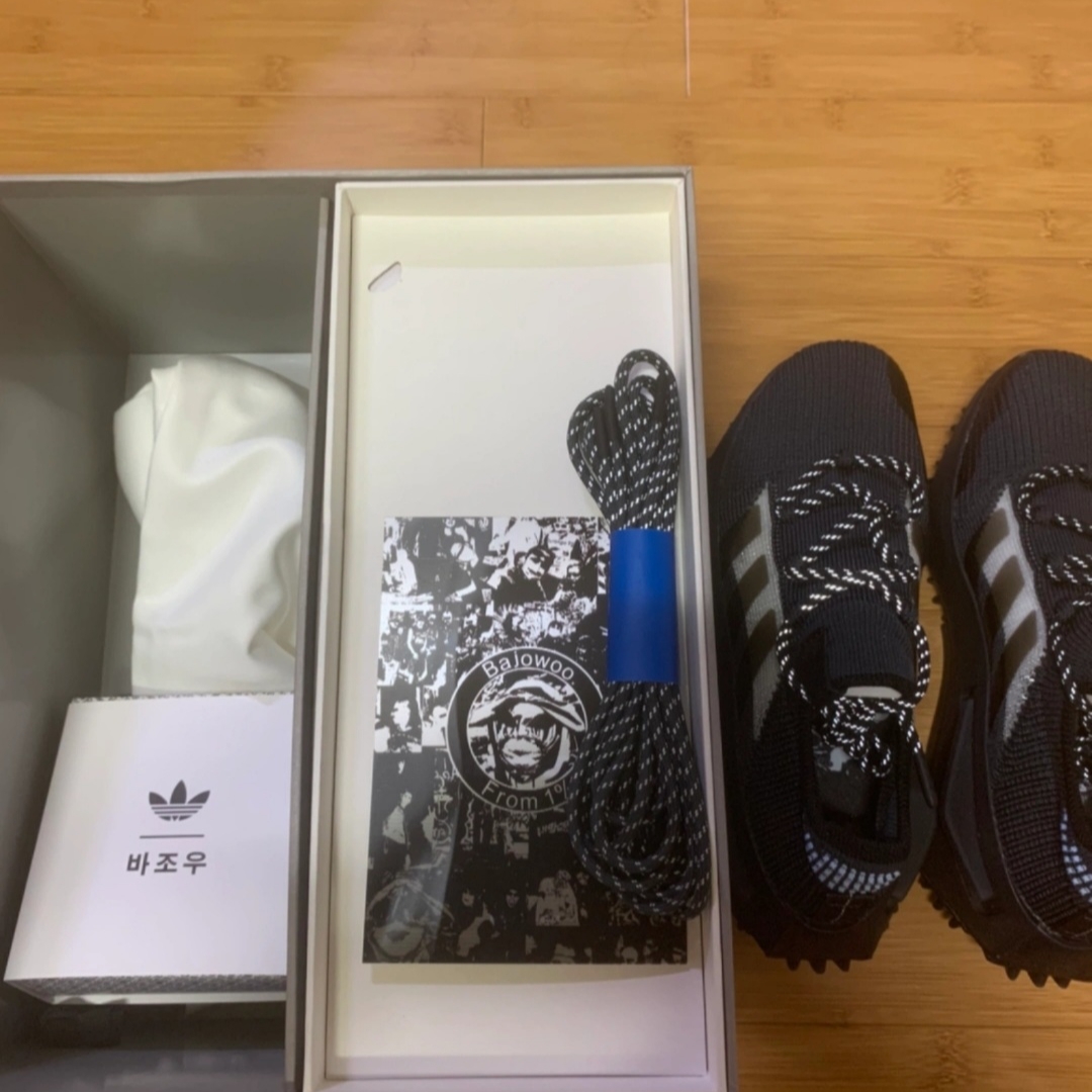 Adidas x Bajowoo NMD S1 Carbon Core Black 착용 스타일