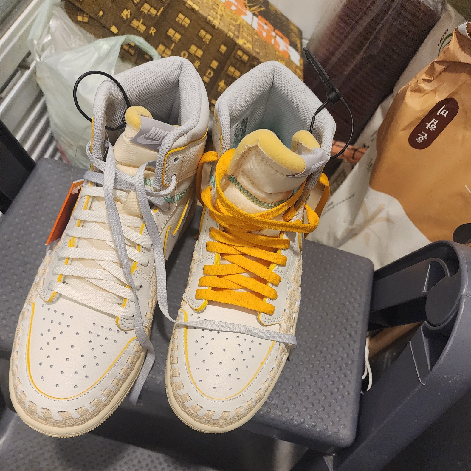 Jordan 1 x Bephies Beauty Supply x Union Retro High OG SP Summer '96 착용 스타일 - 2