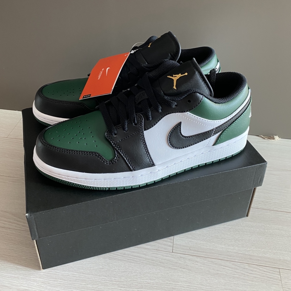 Jordan 1 Low Green Toe 착용 스타일 - 1