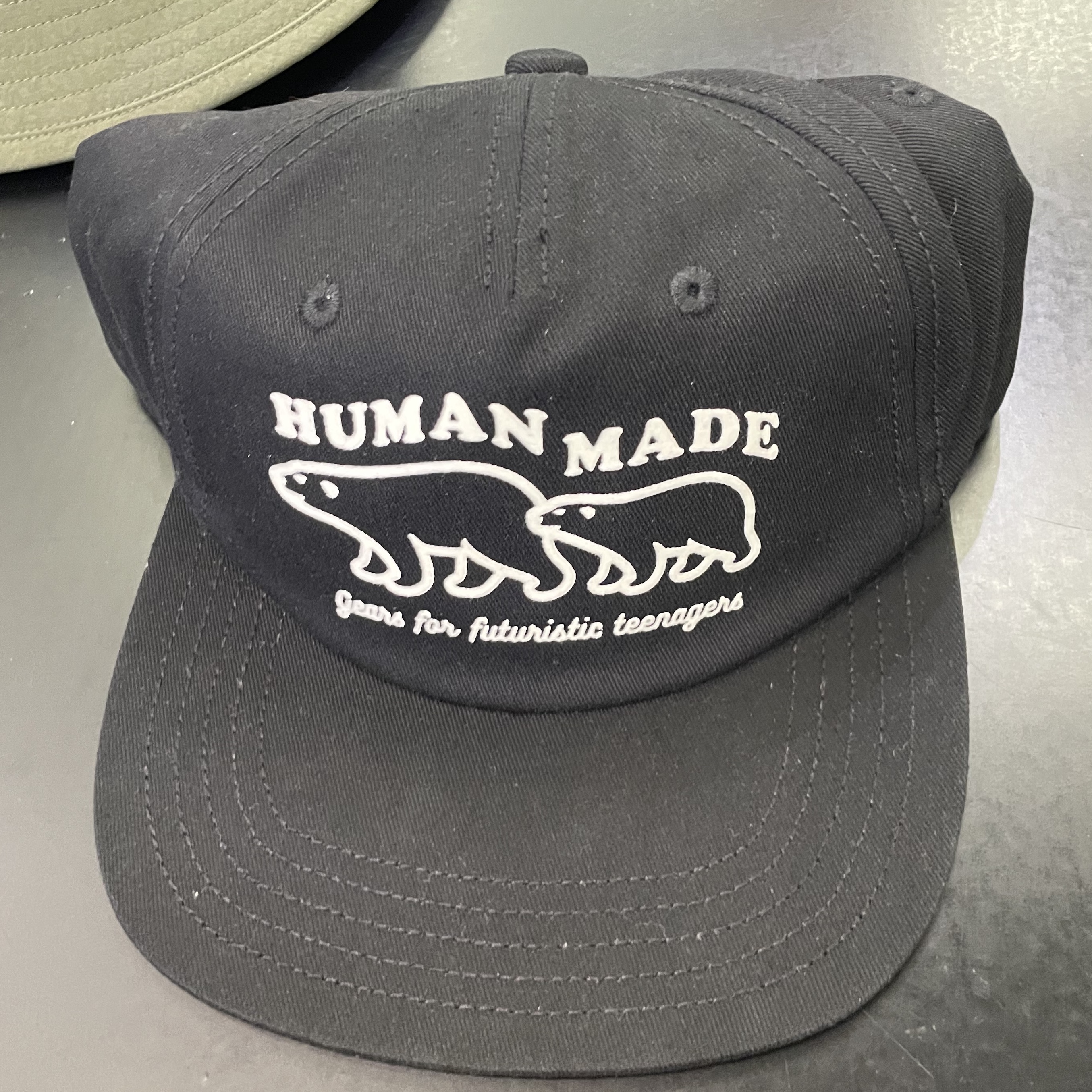 Human Made 5 Panel Cap #2 Black 착용 스타일