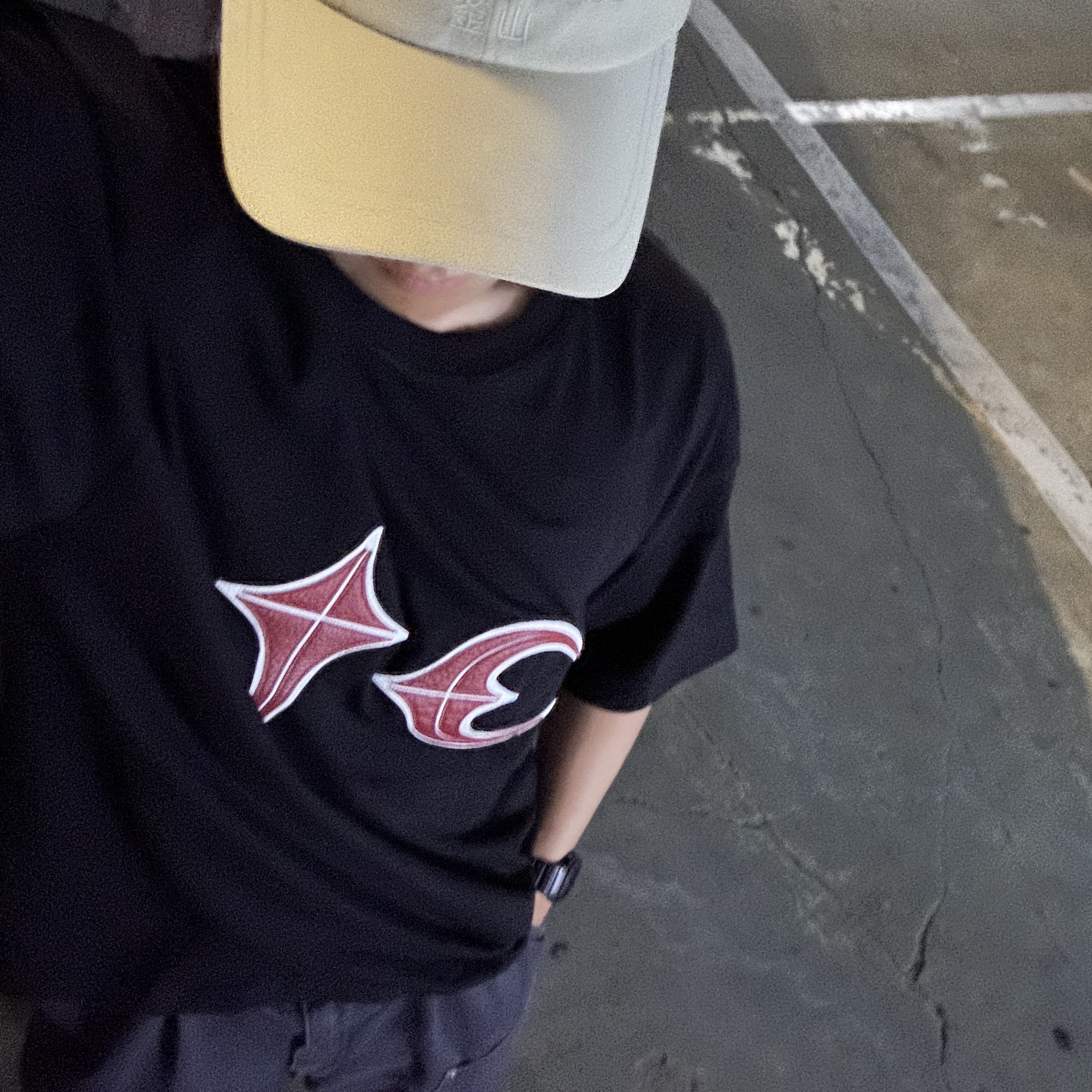 Thug Club Rock T-Shirt Black 착용 스타일