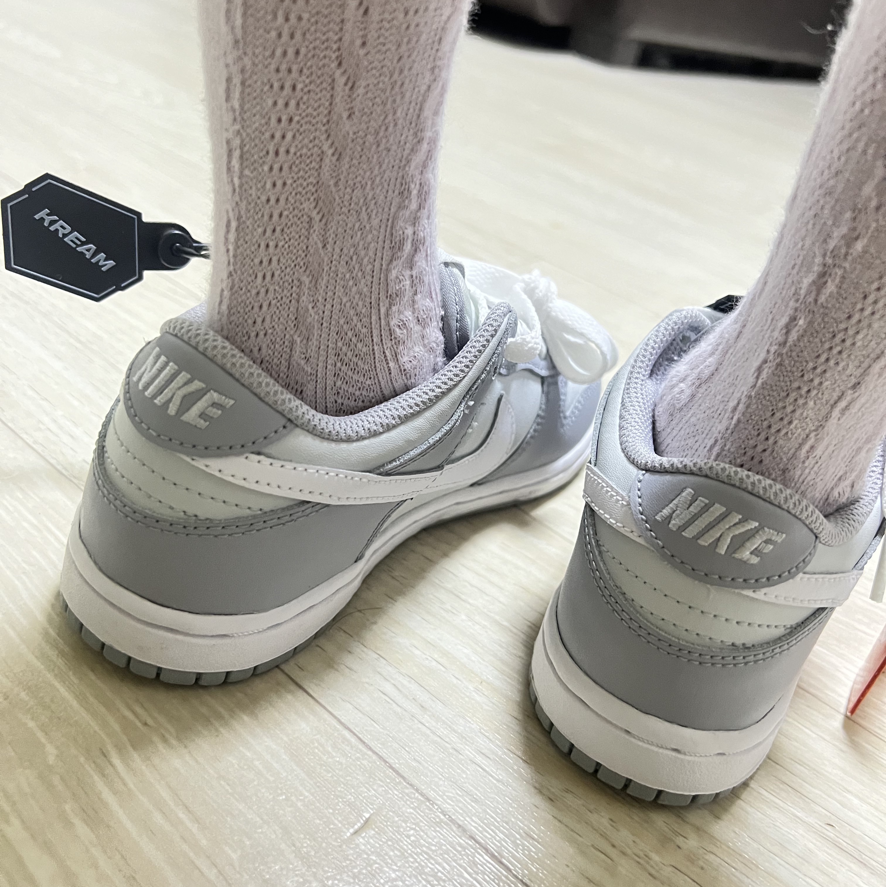 (PS) Nike Dunk Low Wolf Grey 착용 스타일 - 2