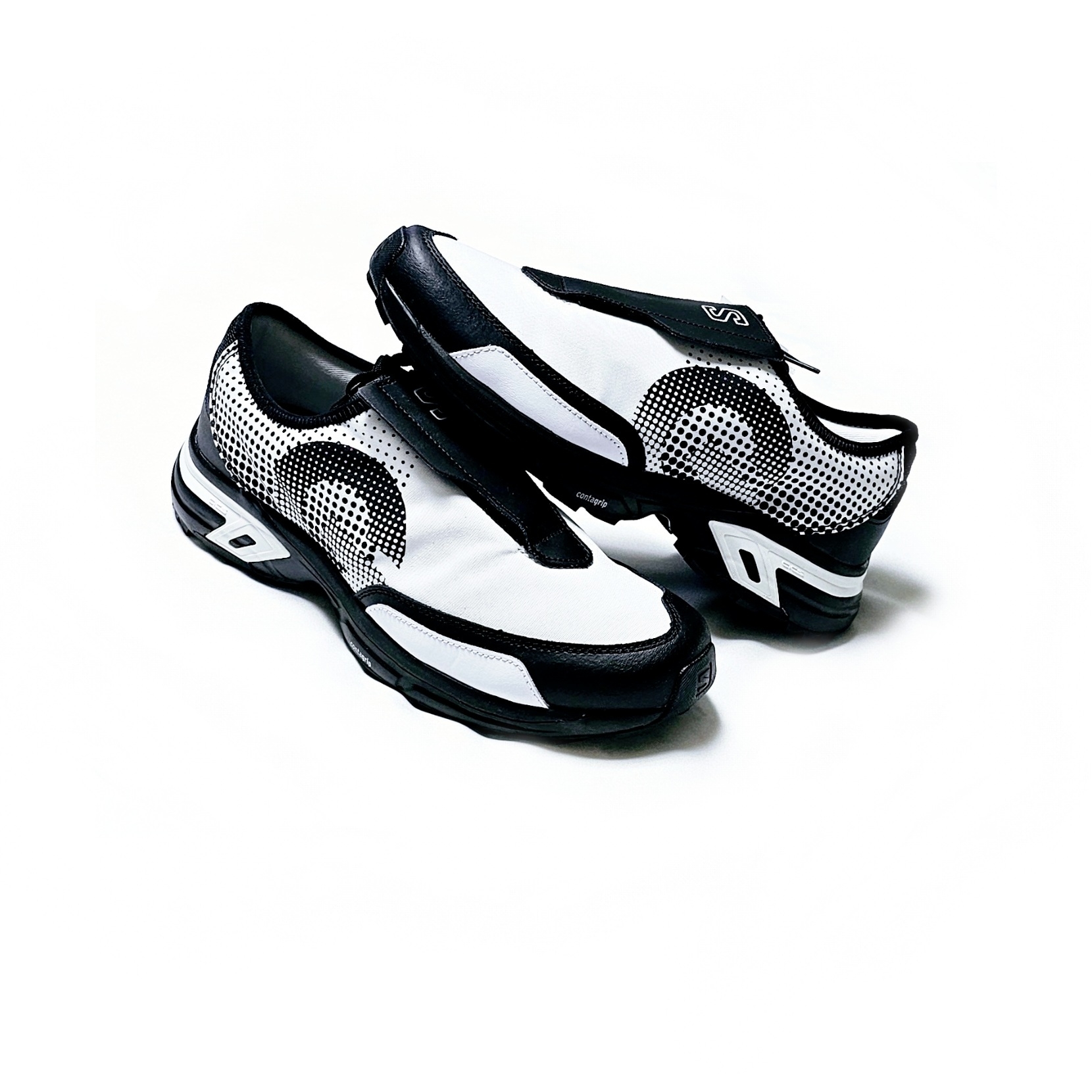 Salomon x Comme des Garcons Homme Plus SR901E White Black 착용 스타일 - 2