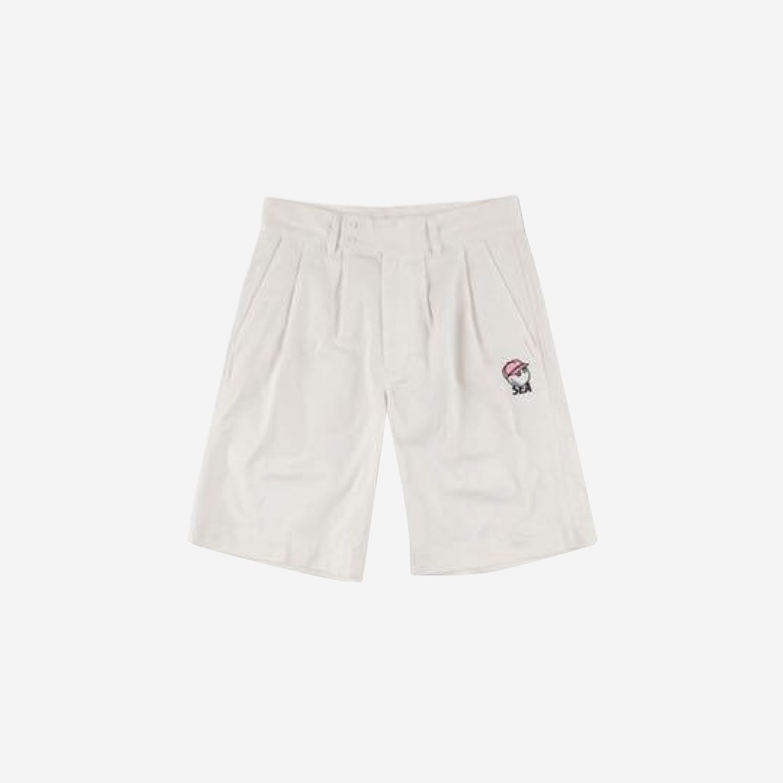 Malbon Golf x Wind and Sea Gurkha Shorts White 상세 이미지 1