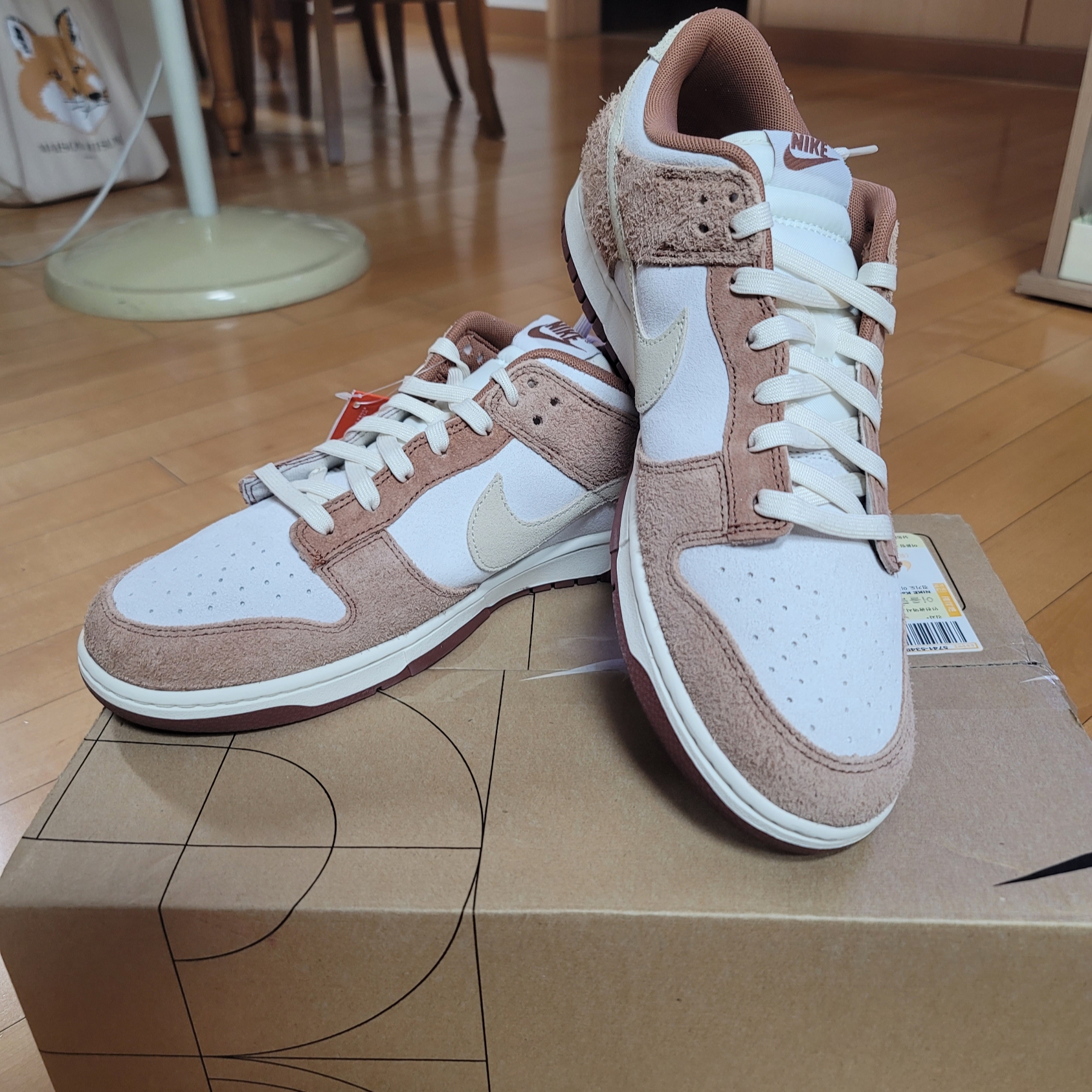 Nike Dunk Low Pro Premium Medium Curry 착용 스타일 - 1
