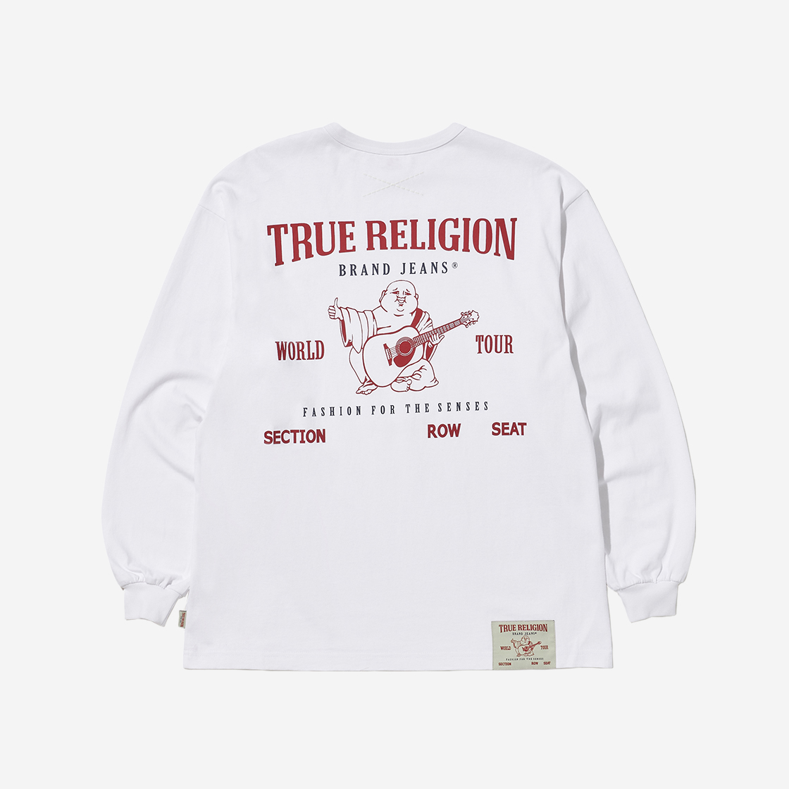 트루릴리젼 오리진 로고 롱 슬리브 화이트