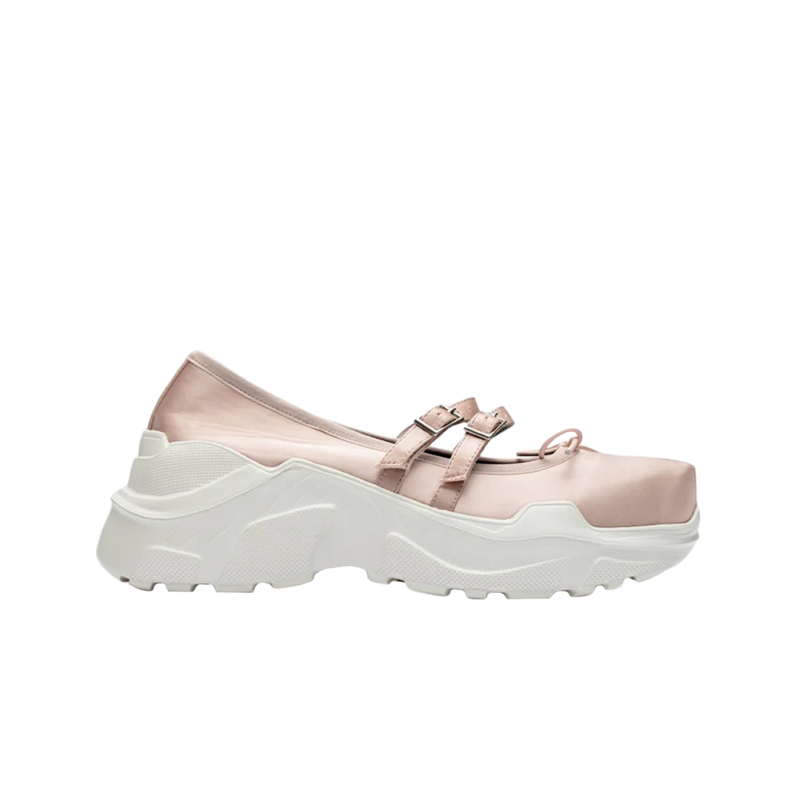 (W) 아키코아오키 지젤 사틴 핑크 화이트((W) Akikoaoki Giselle Satin Pink White)