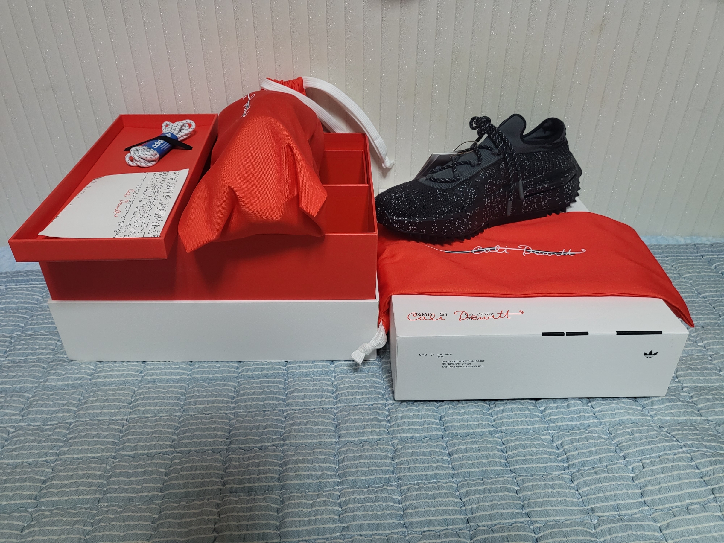 Adidas x Cali DeWitt NMD S1 Core Black 착용 스타일