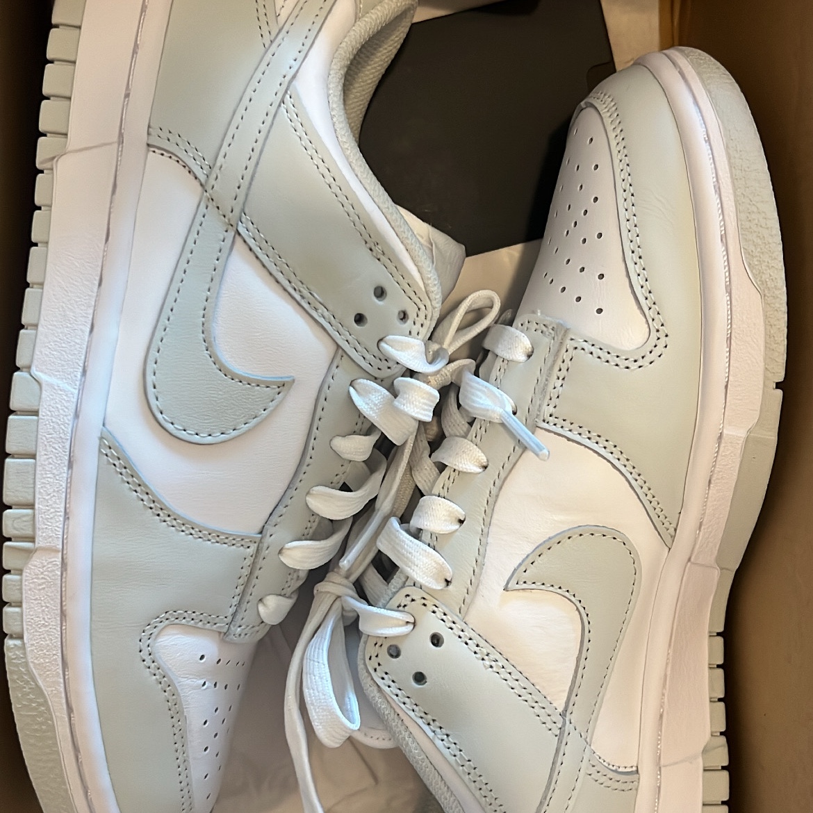 (W) Nike Dunk Low Photon Dust 착용 스타일