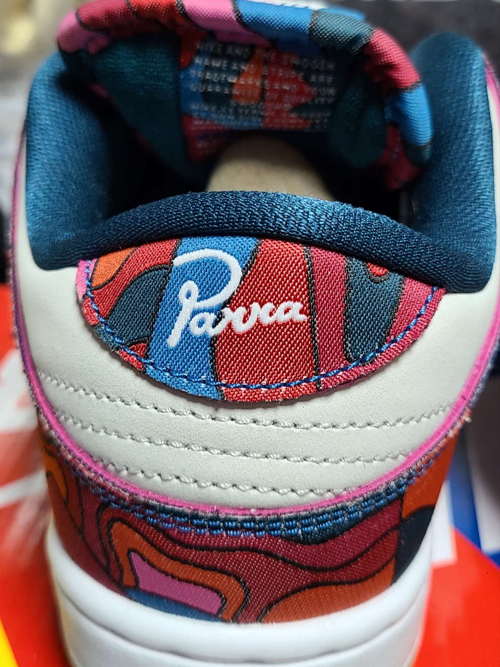 Nike x Parra SB Dunk Low Pro Abstract Art 착용 스타일 - 1