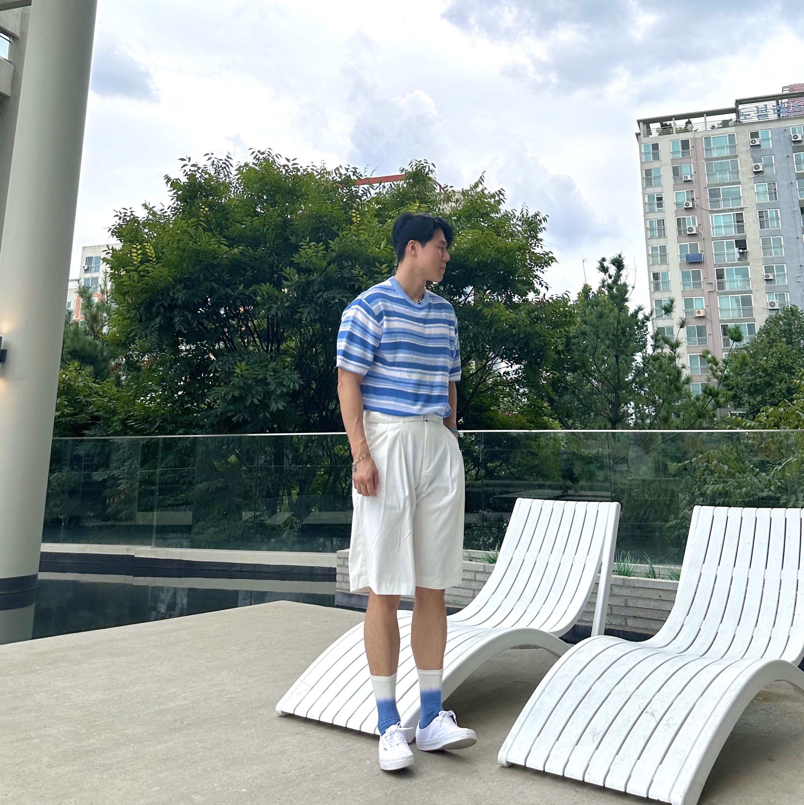 Vans Authentic True White 착용 스타일