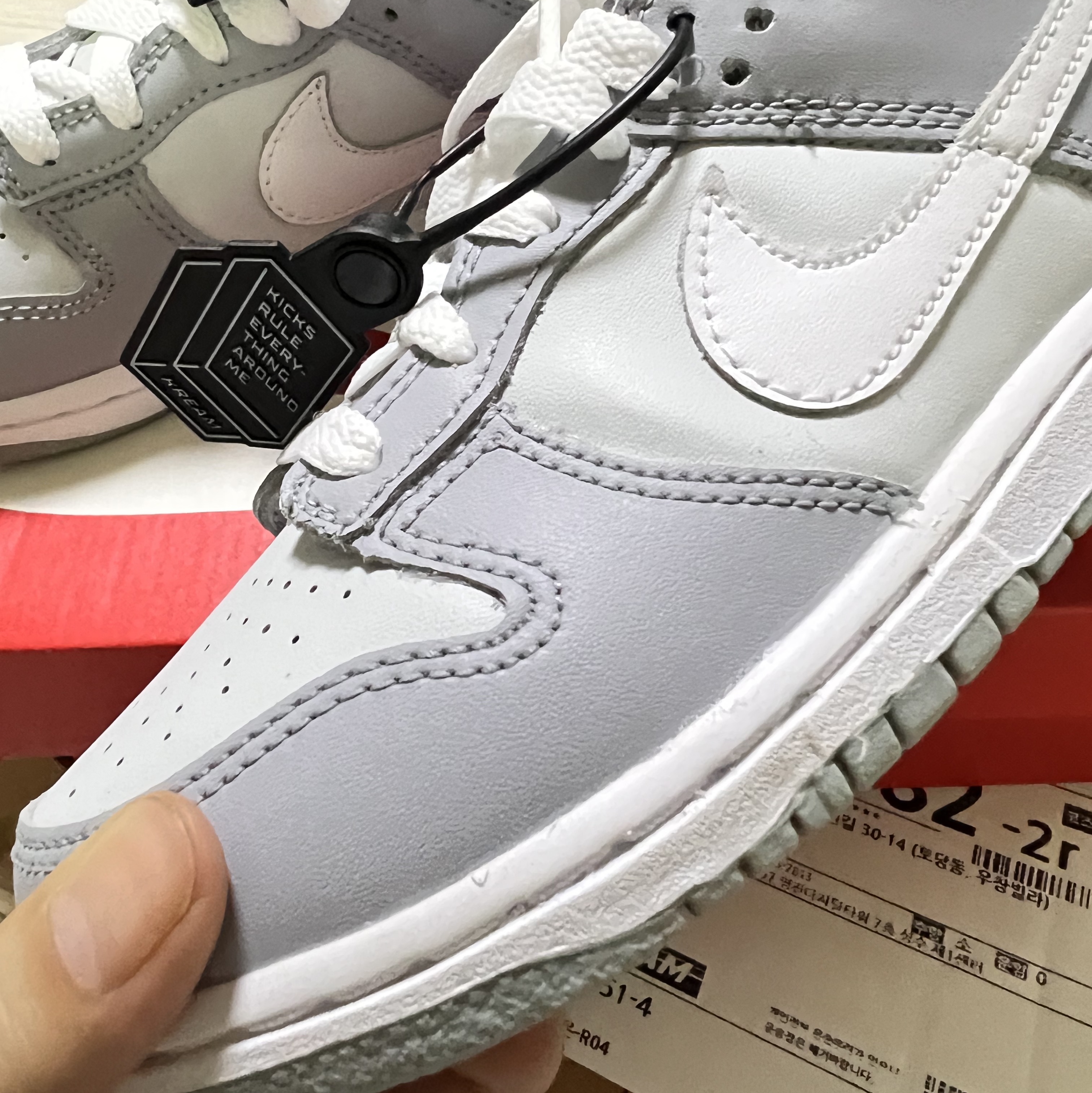 (PS) Nike Dunk Low Wolf Grey 착용 스타일 - 3