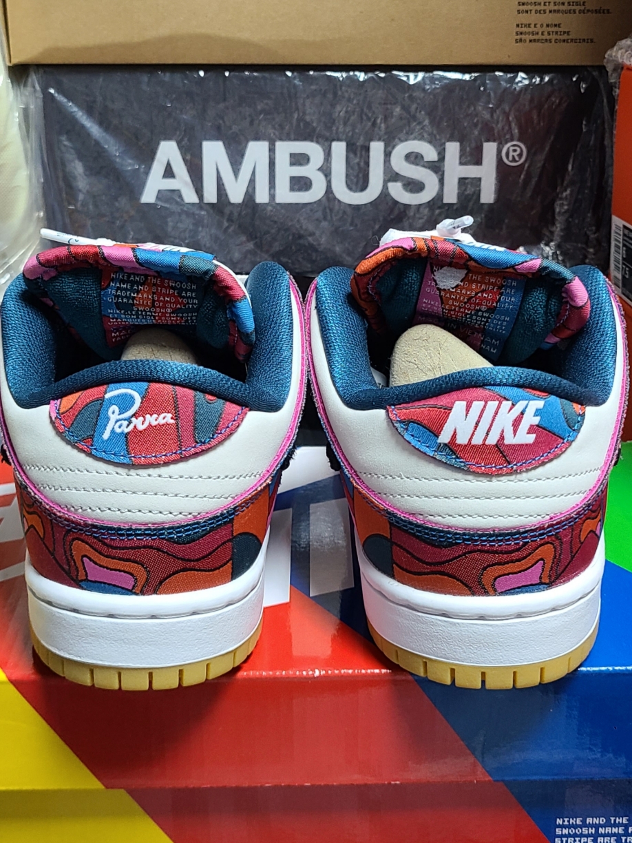 Nike x Parra SB Dunk Low Pro Abstract Art 착용 스타일 - 4