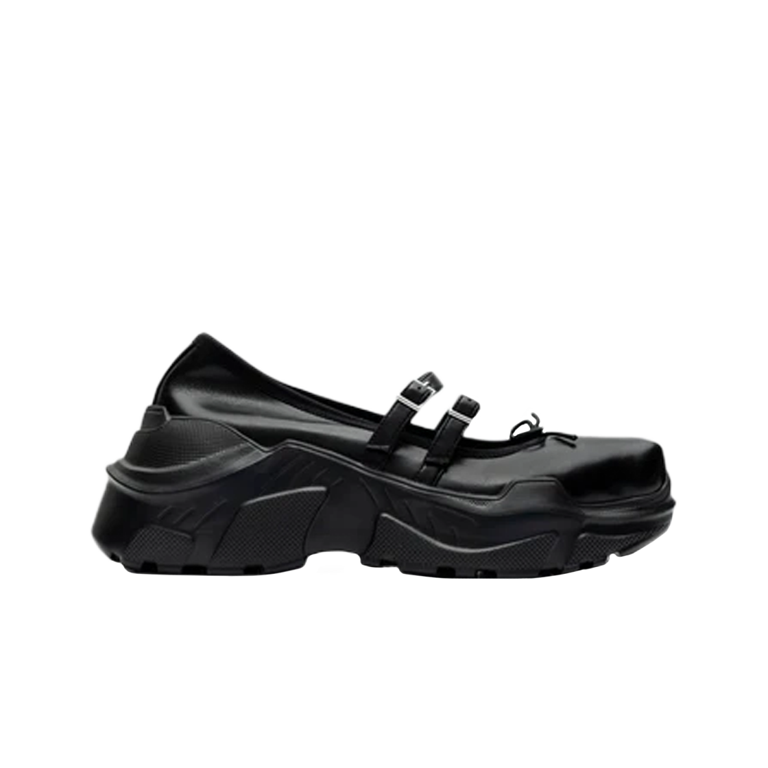 (W) 아키코아오키 지젤 폭스 레더 블랙((W) Akikoaoki Giselle Faux Leather Black)