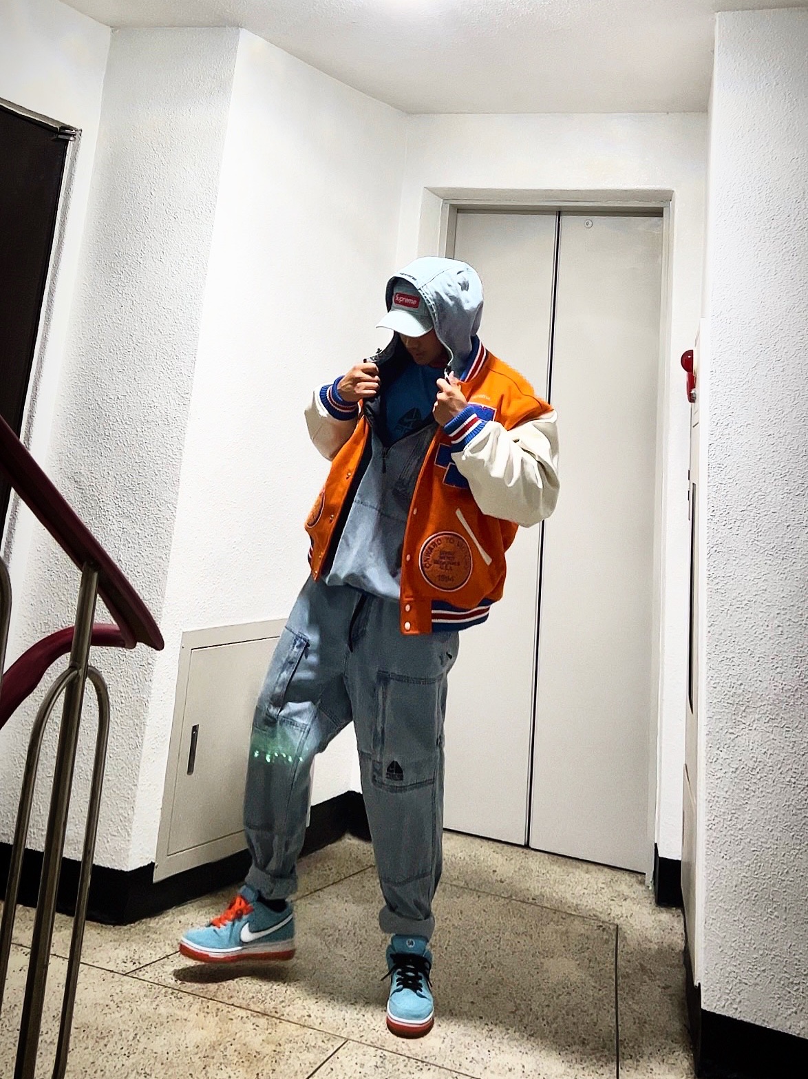 Supreme Washed Chino Twill Camp Cap Denim - 21FW, Supreme x Nike ACG Denim Pullover Washed Blue - 22FW ์ฐฉ์ฉ ์คํ์ผ - 1