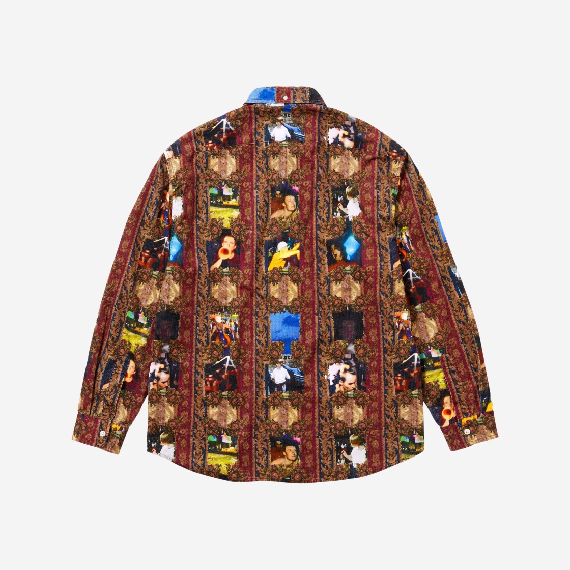 Supreme Mark Leckey Hardcore Printed Corduroy Shirt Multicolor - 23FW 상세 이미지 2