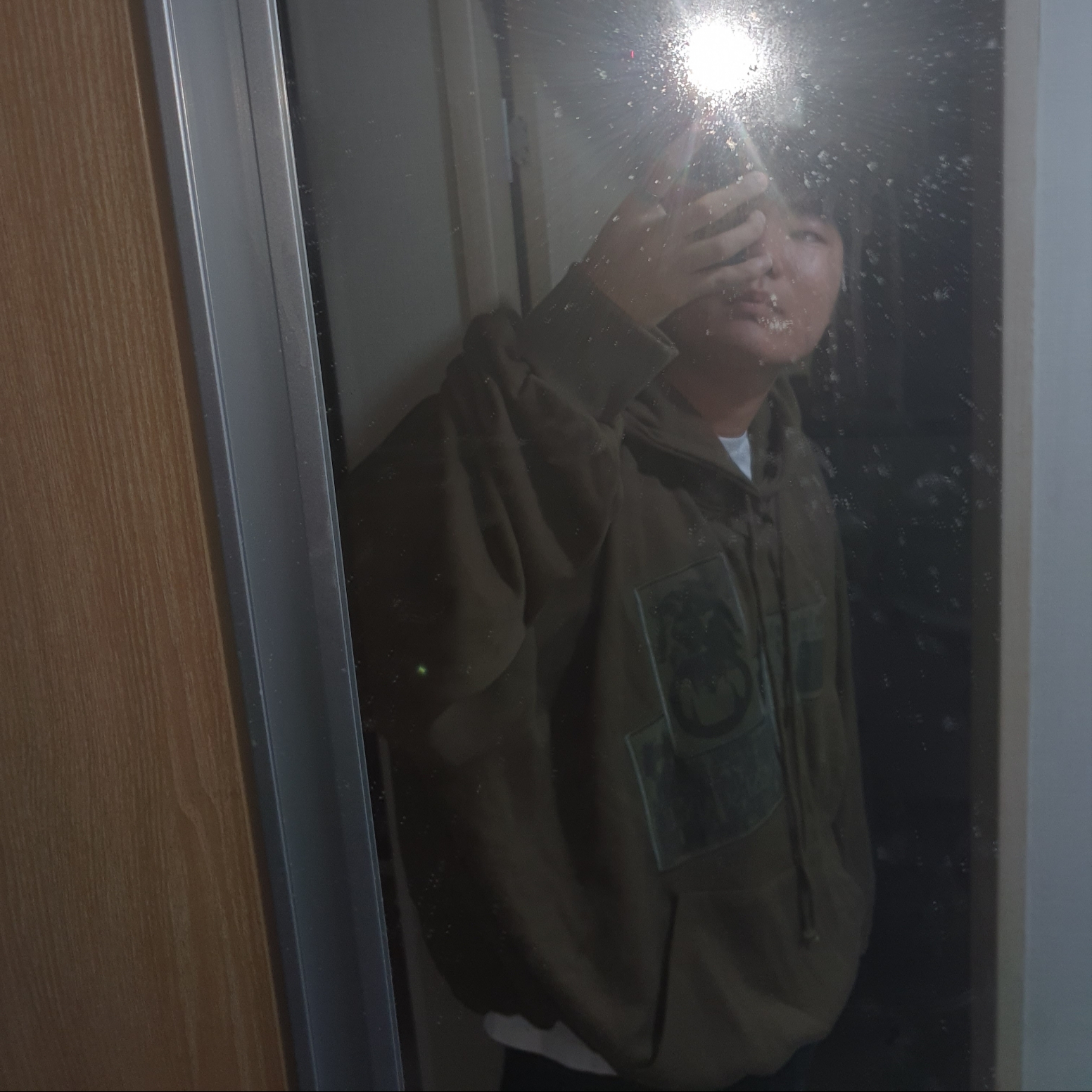 Undermycar Anwer Archive Hommage Patchwork Hoodie Lizard - 23SS 착용 스타일