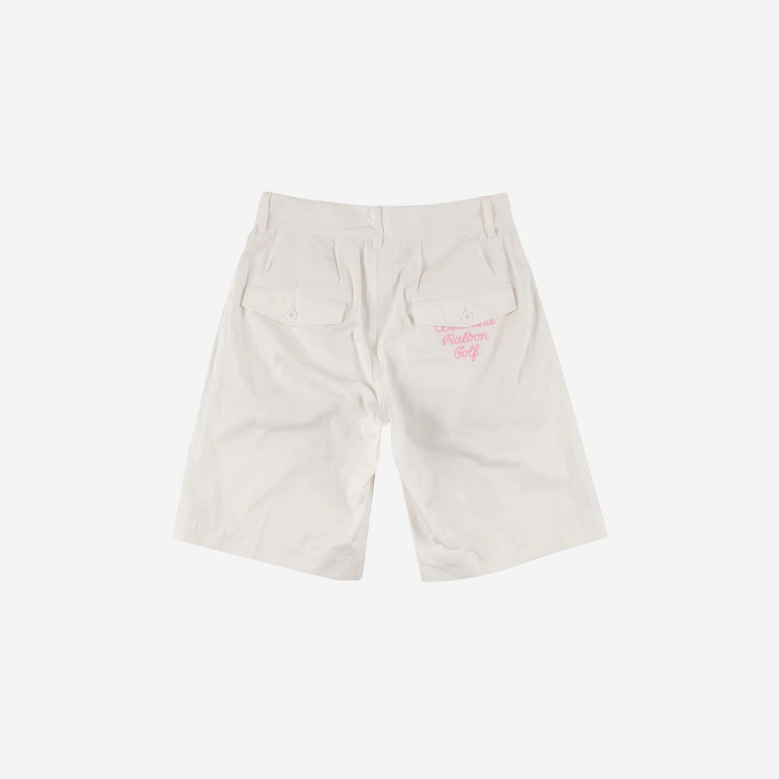 Malbon Golf x Wind and Sea Gurkha Shorts White 상세 이미지 2