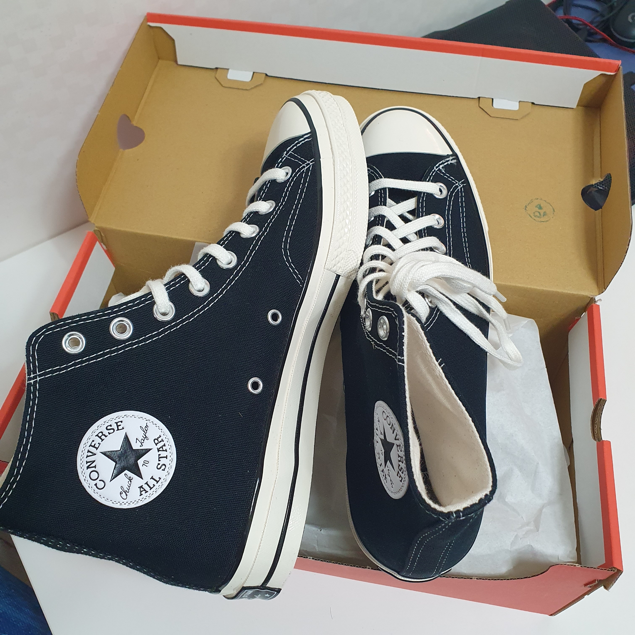 Converse Chuck 70 Hi Black 착용 스타일