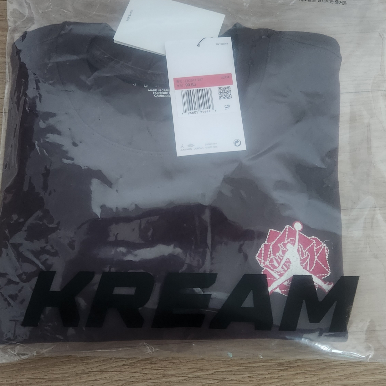 (W) Jordan x Teyana Taylor Vintage T-Shirt Earth - Asia 착용 스타일 - 2