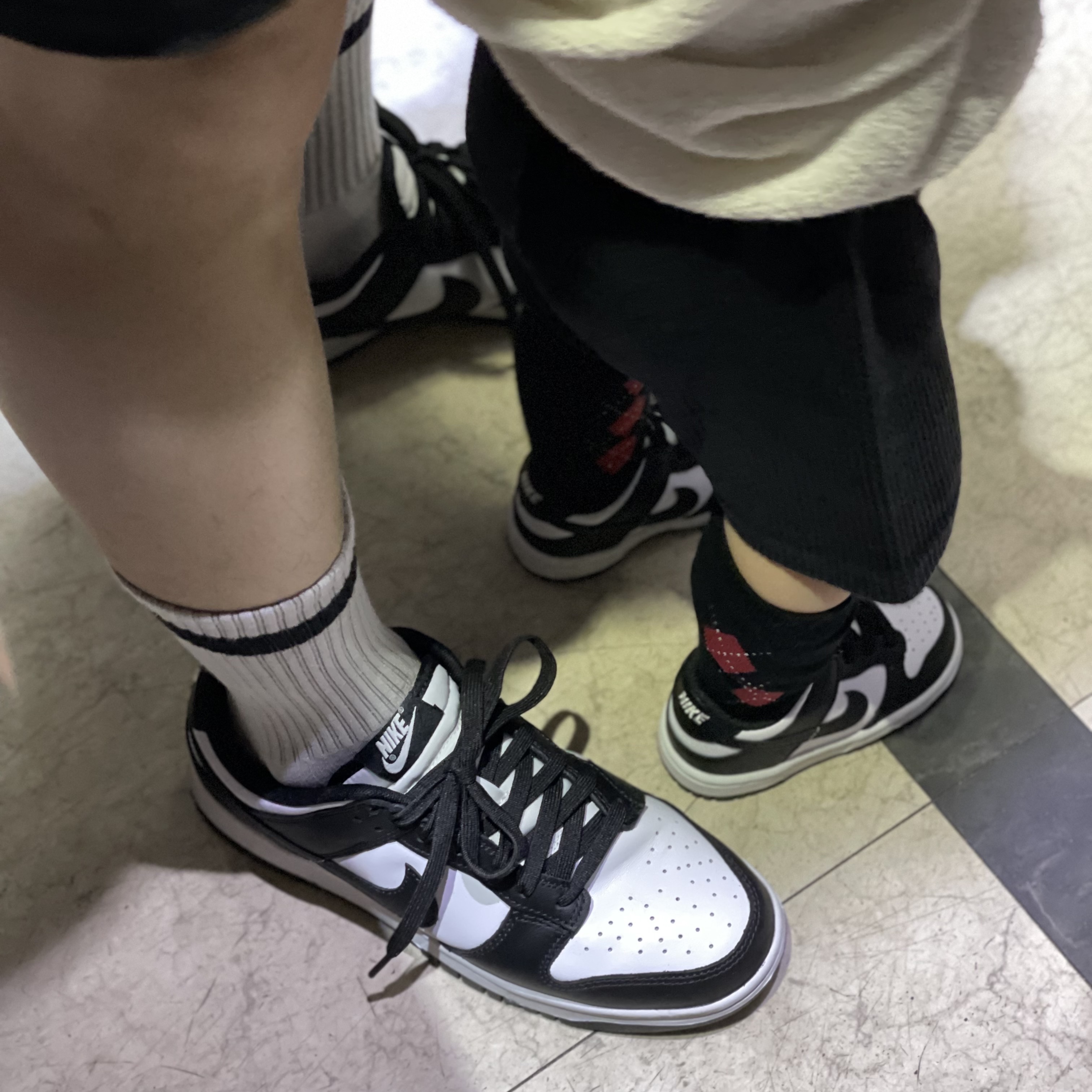 (TD) Nike Dunk Low Black 착용 스타일 - 2