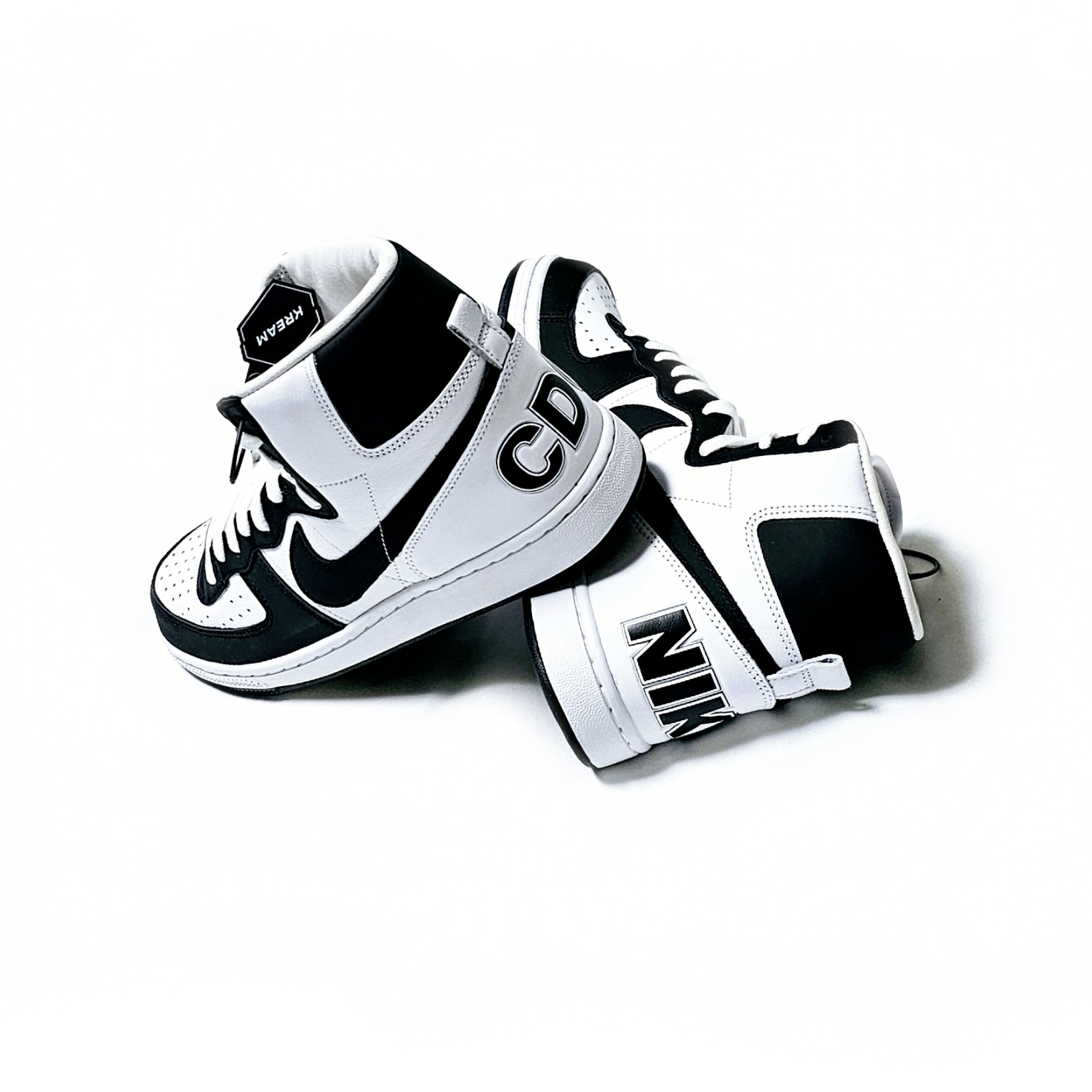 Nike x Comme des Garcons Homme Plus Terminator High Black 착용 스타일 - 1