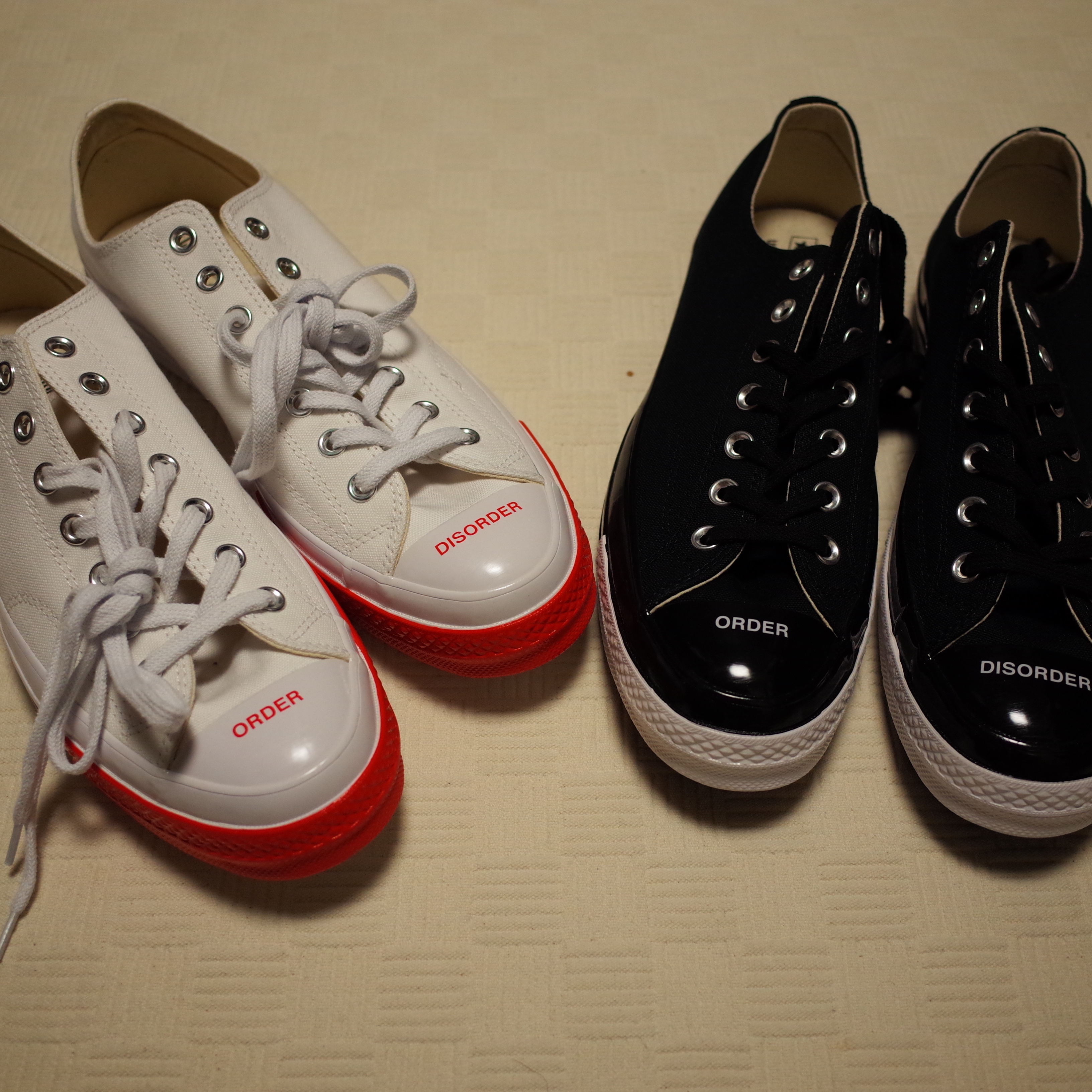 Converse x Undercover Chuck 70 Ox Black, Converse x Undercover Chuck 70 Ox White 착용 스타일