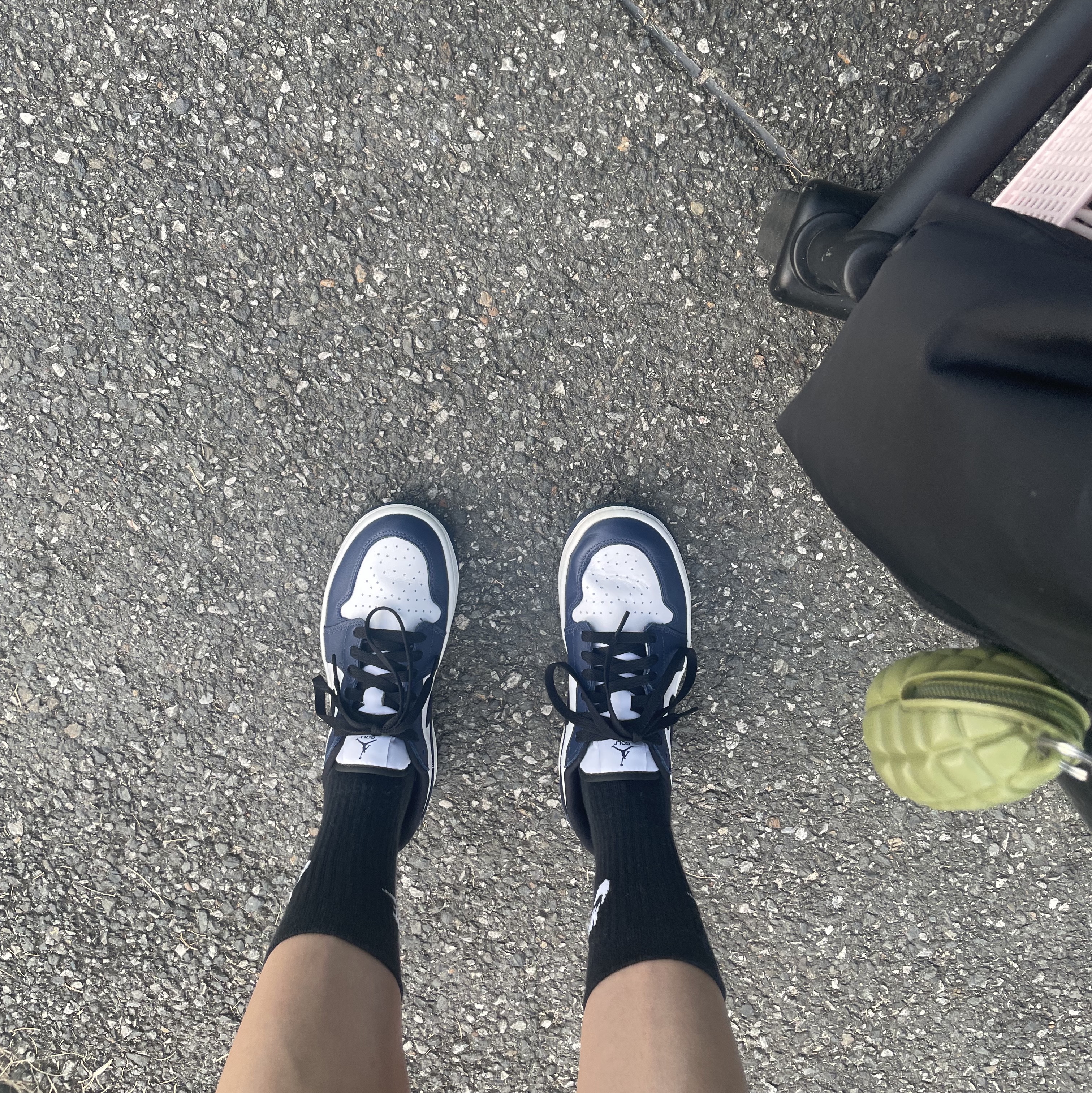 Jordan 1 Low Golf Midnight Navy 착용 스타일