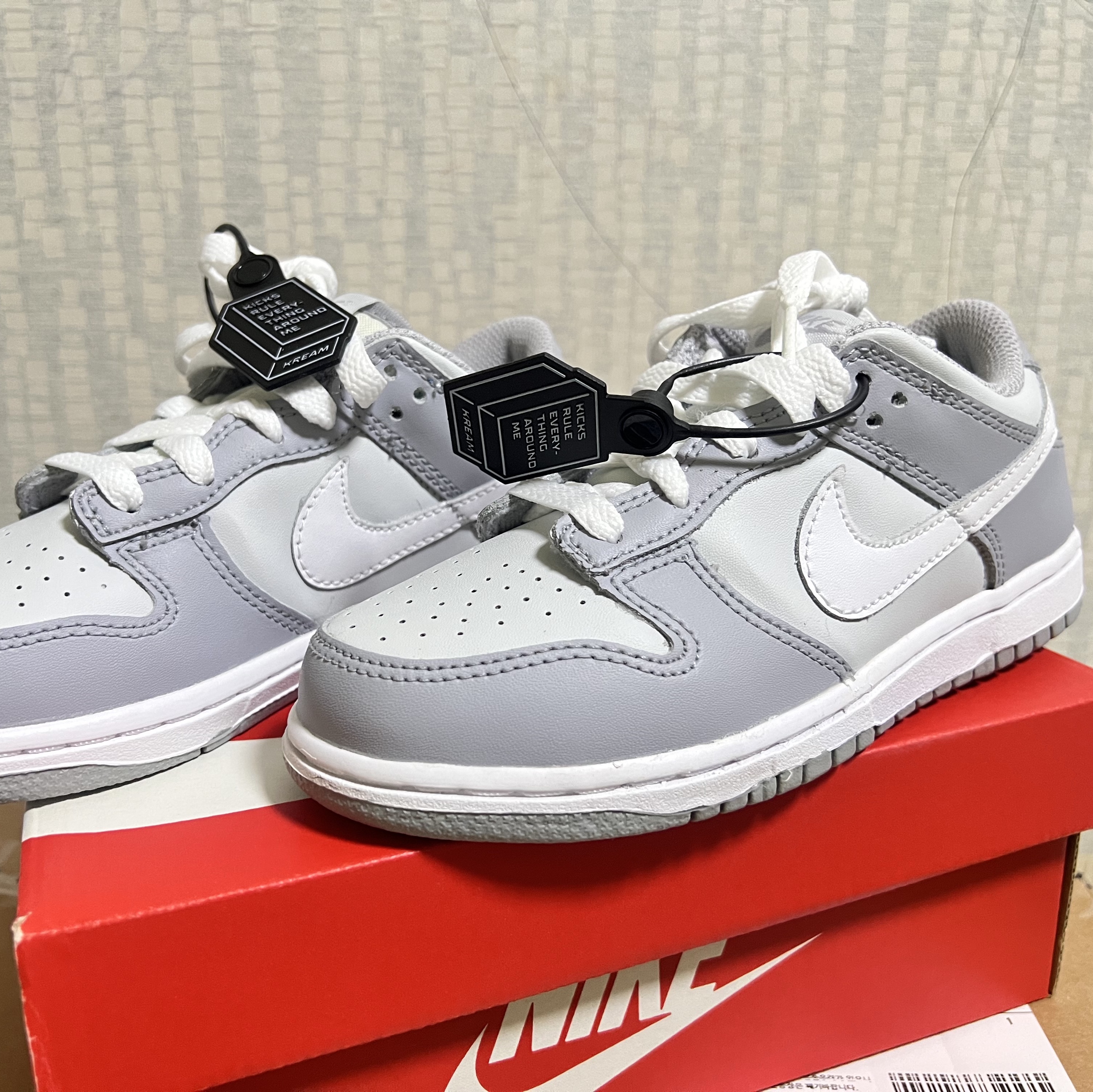 (PS) Nike Dunk Low Wolf Grey 착용 스타일 - 4