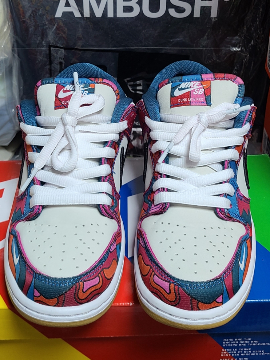Nike x Parra SB Dunk Low Pro Abstract Art 착용 스타일 - 3