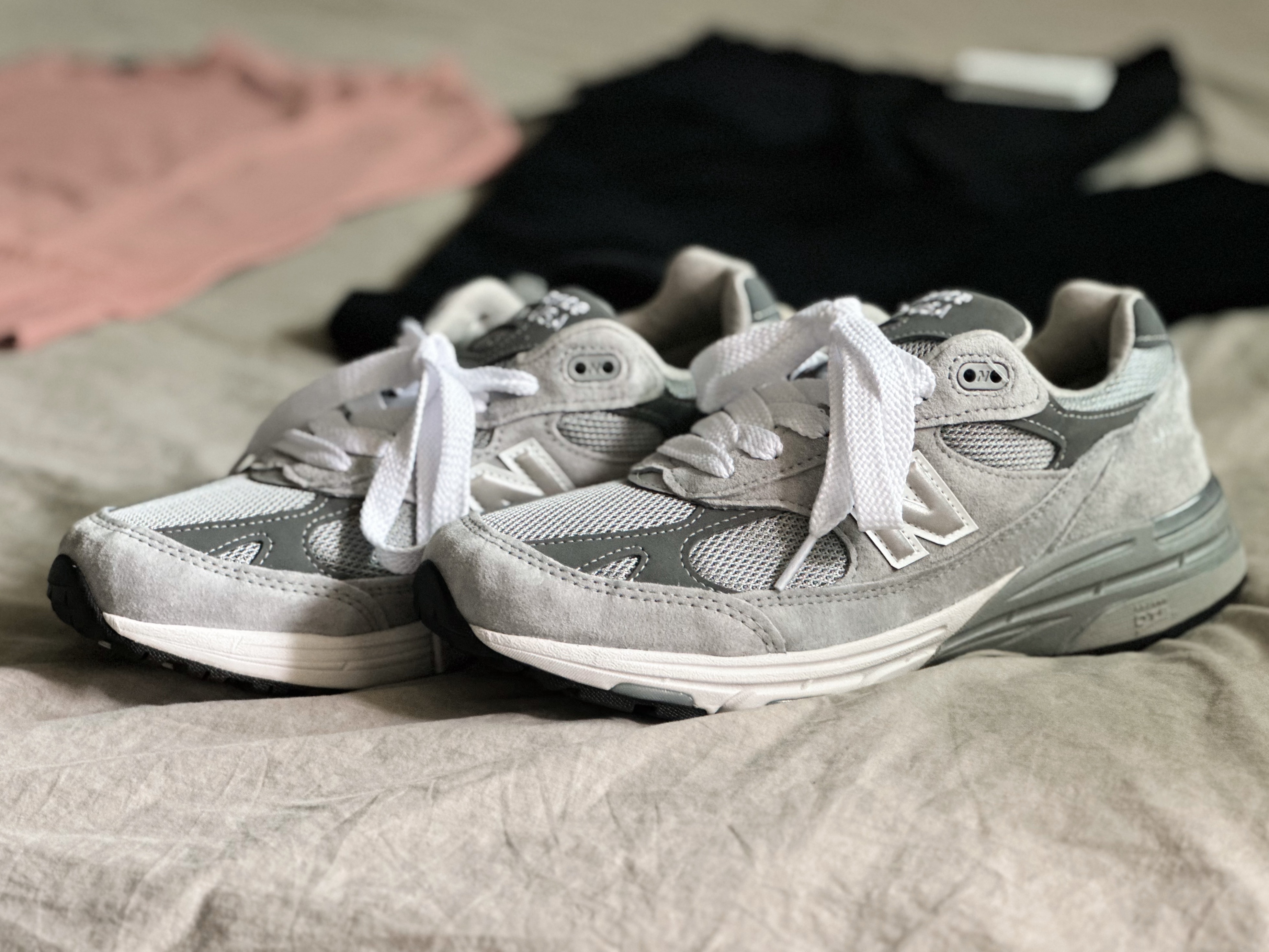 New Balance 993 Made in USA Grey - D Standard 착용 스타일