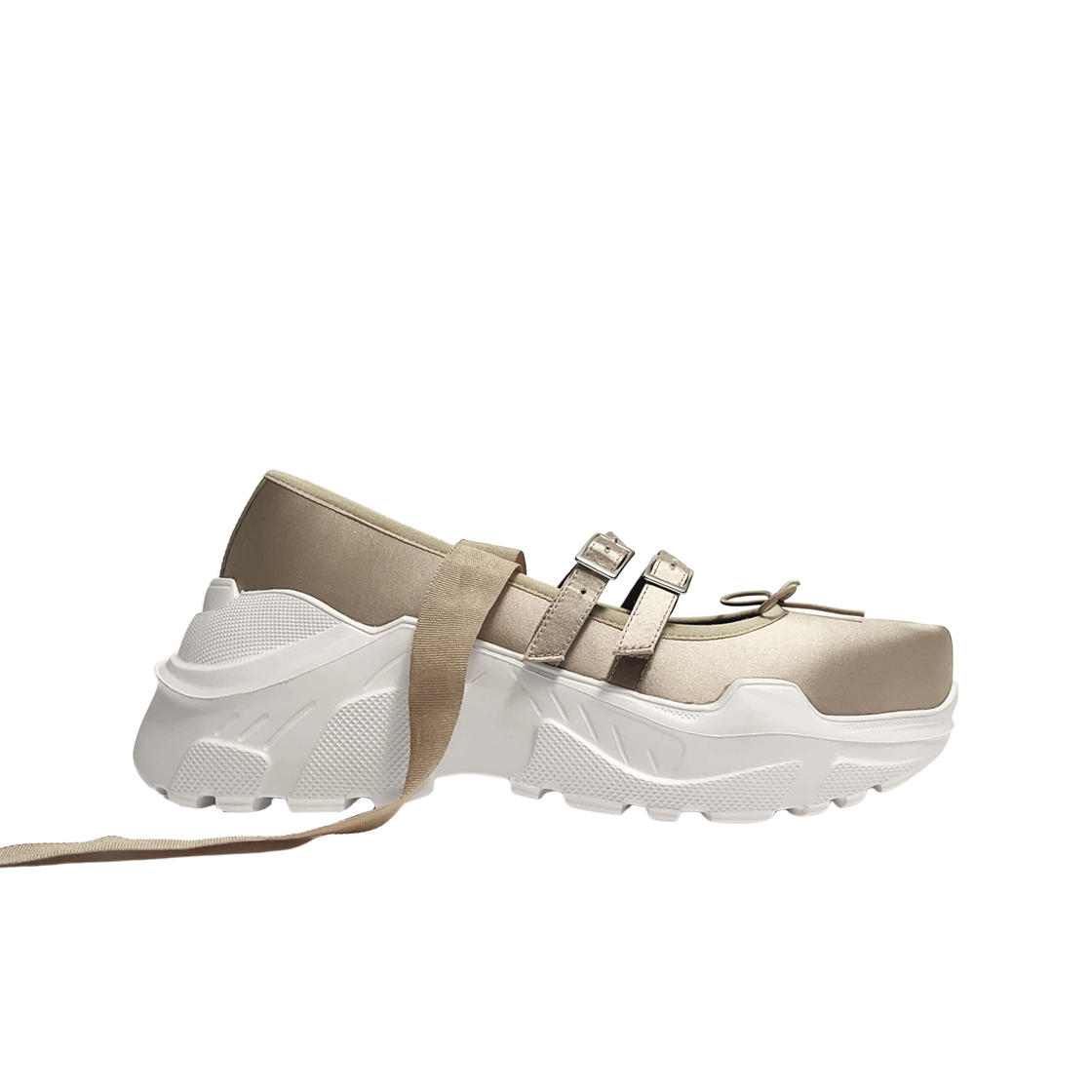 - (W) Akikoaoki Giselle Valentine Satin Mocha White