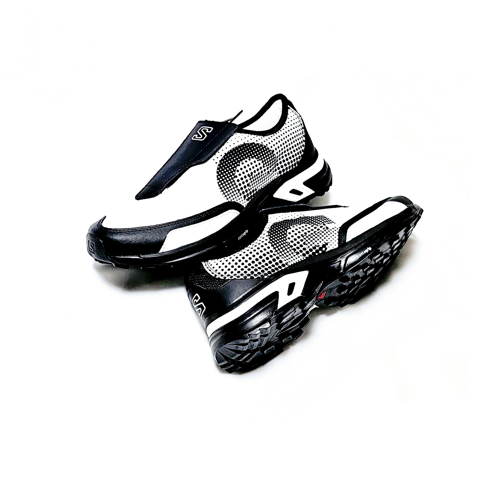 Salomon x Comme des Garcons Homme Plus SR901E White Black 착용 스타일 - 1