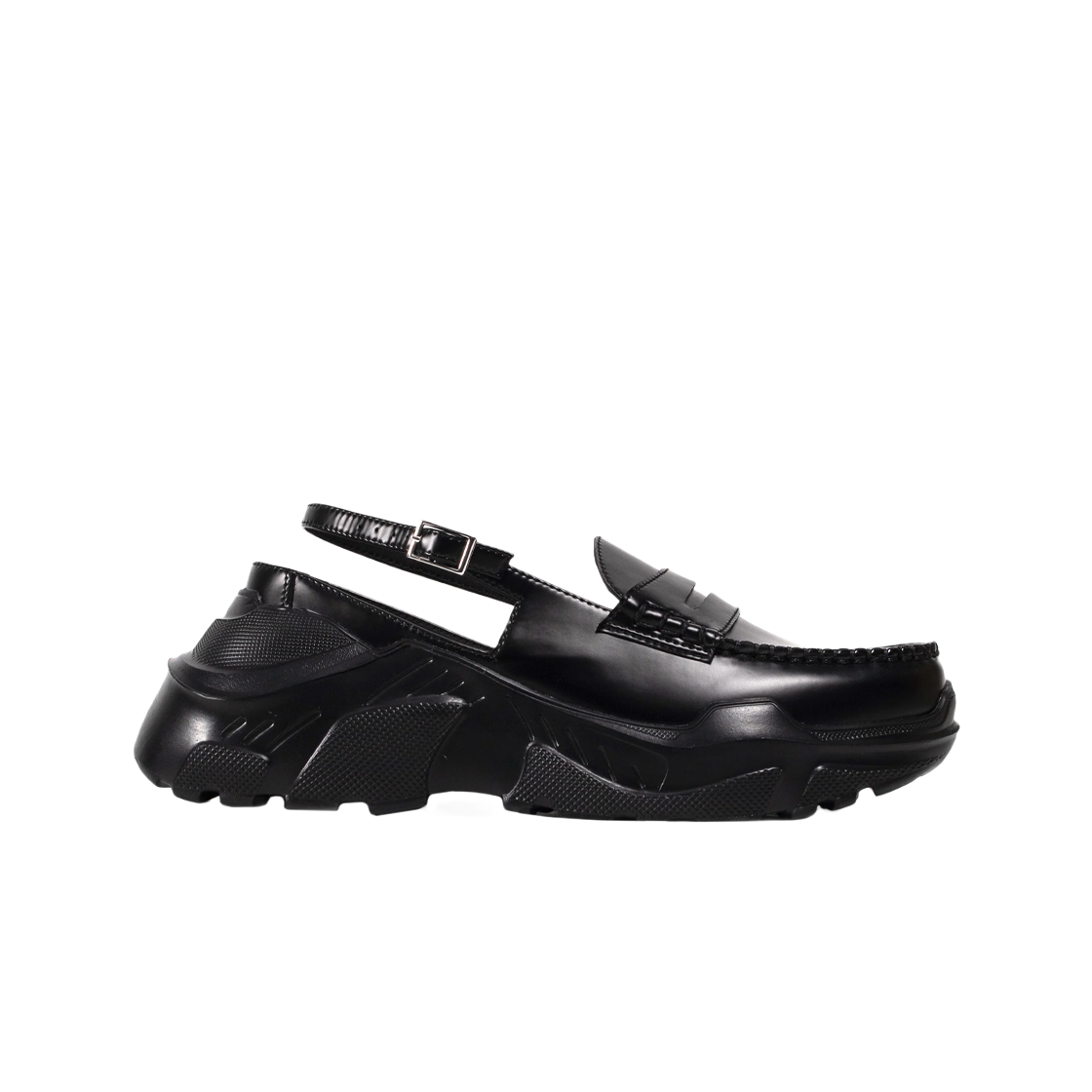 (W) 아키코아오키 데미 폭스 레더 블랙((W) Akikoaoki Demi Faux Leather Black)
