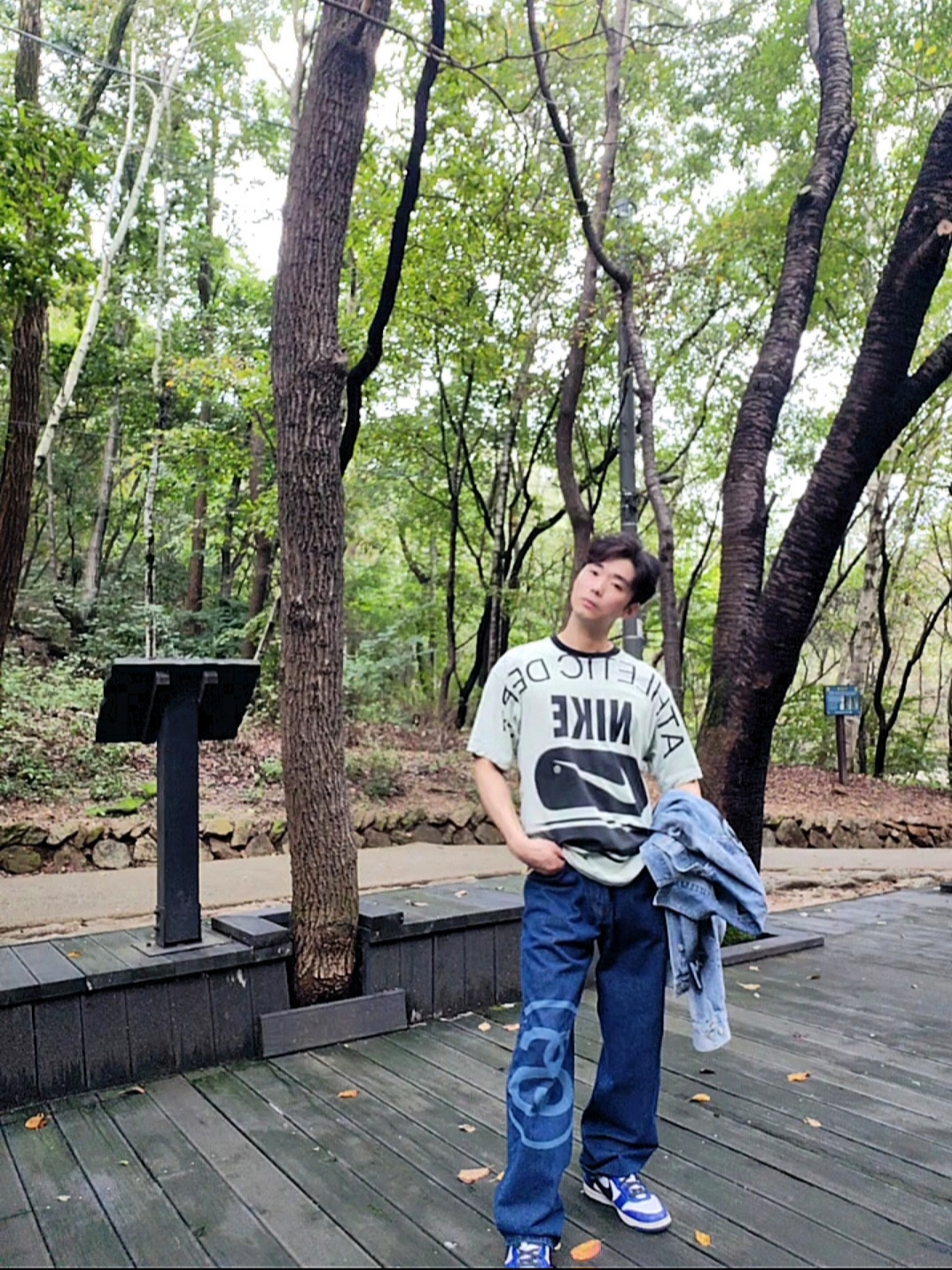 Nike NRG Massive DEPT T-Shirt Seafoam - Asia, Stussy SS Link Big OL' Jean One Wash 착용 스타일 - 2