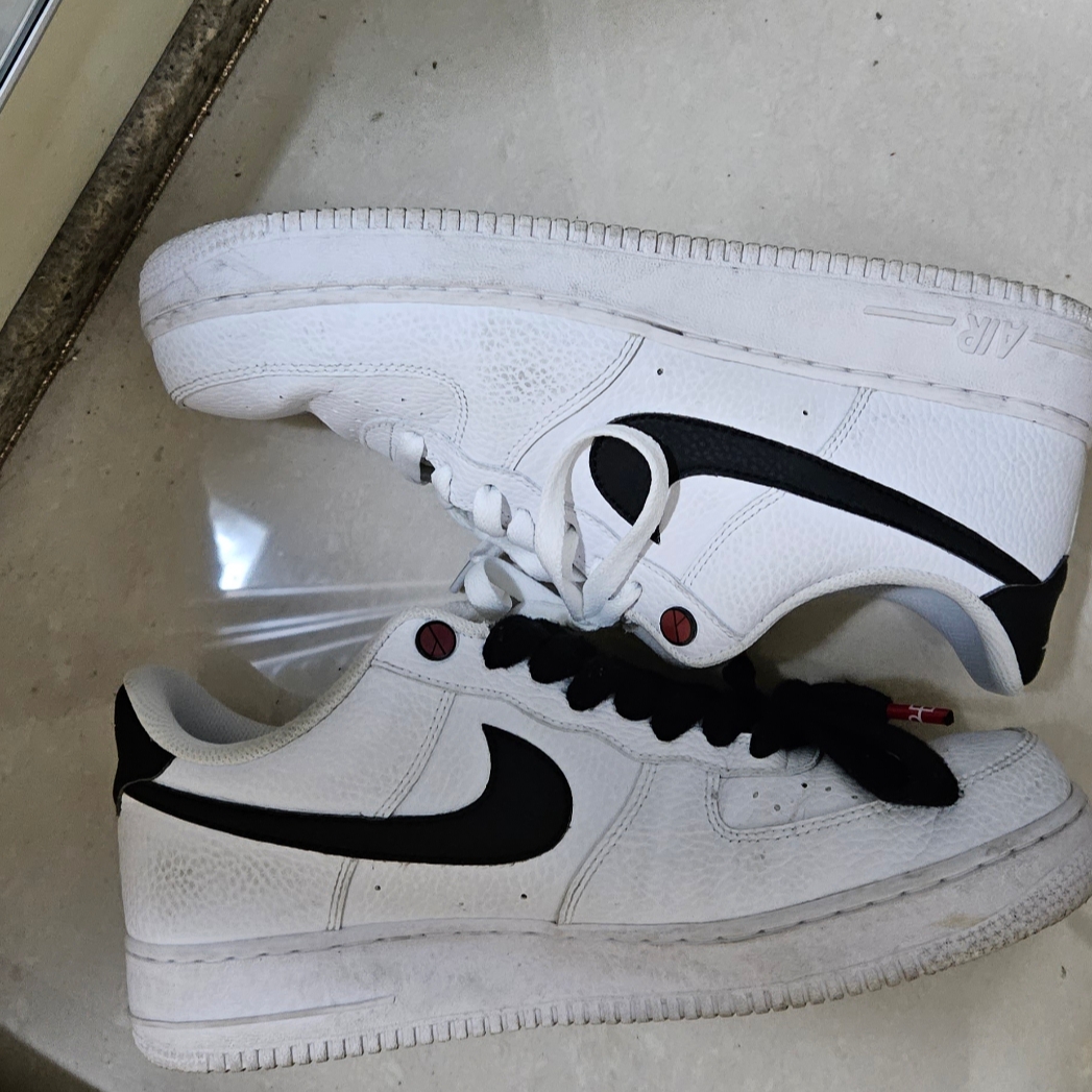 Nike Air Force 1 '07 White Black 착용 스타일