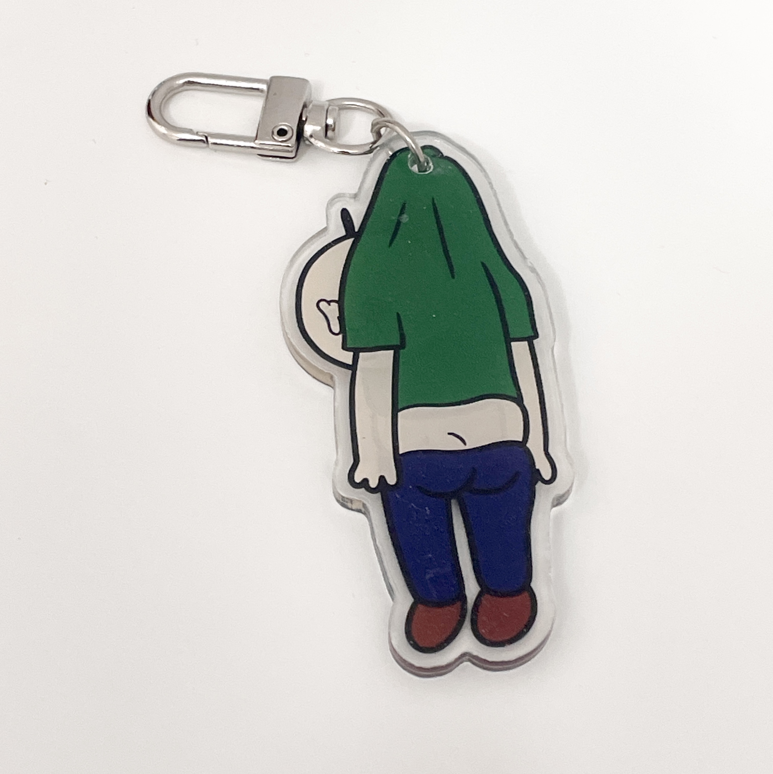 Bbangbbang Hanging Acrylic Keyring 착용 스타일
