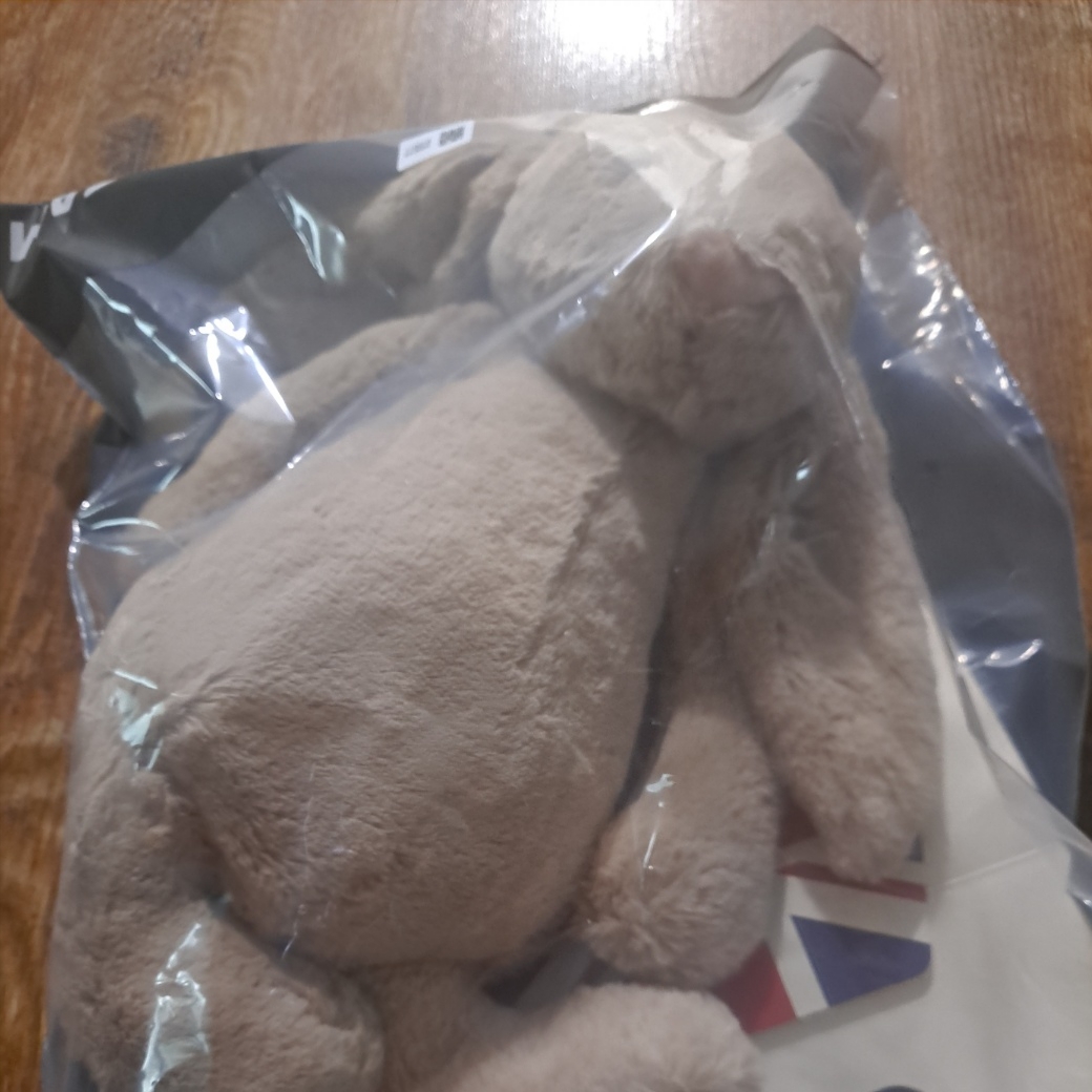 Jellycat Bashful Bunny Large Beige 착용 스타일