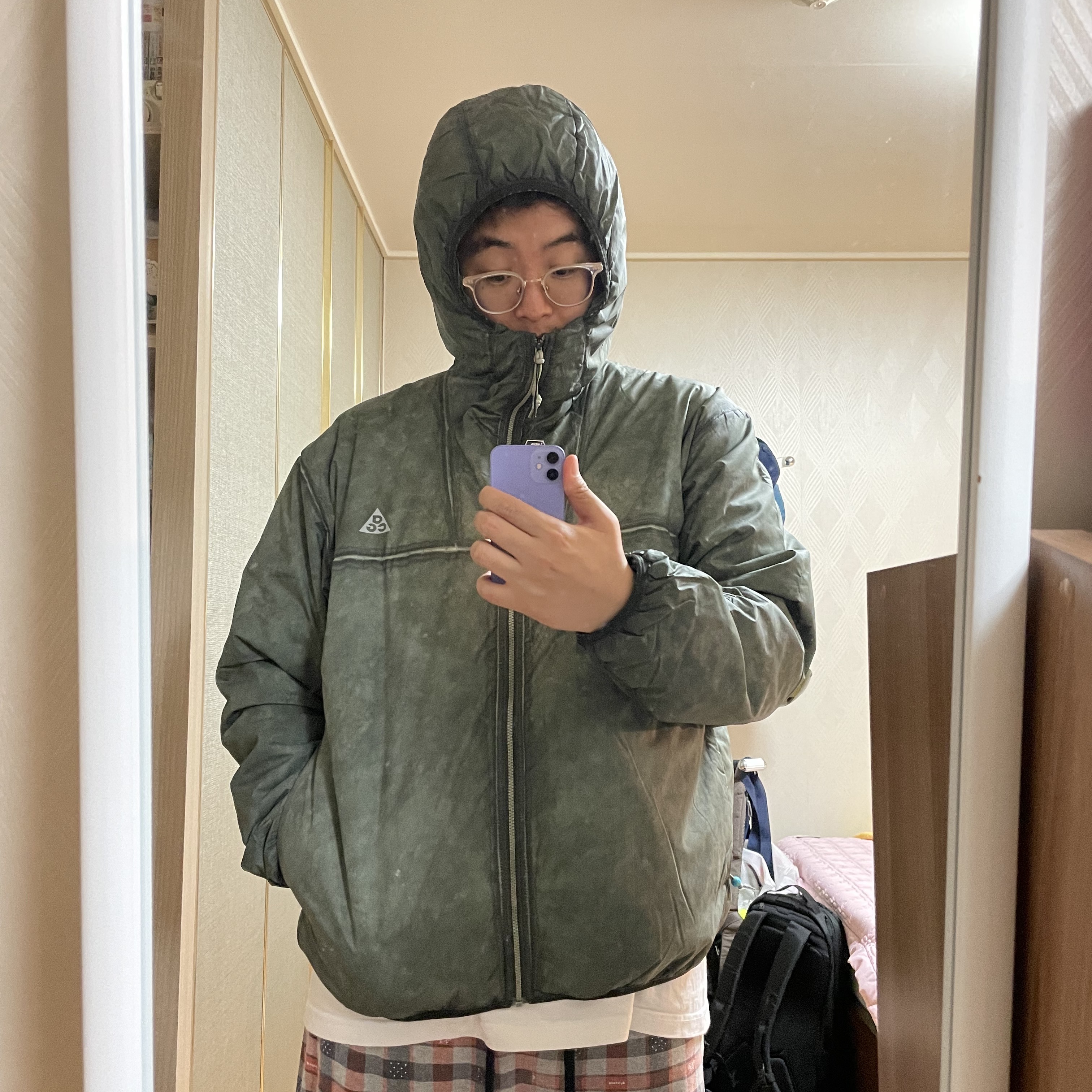 Nike NRG ACG Therma-Fit ADV Rope De Dope Light Army - Asia 착용 스타일