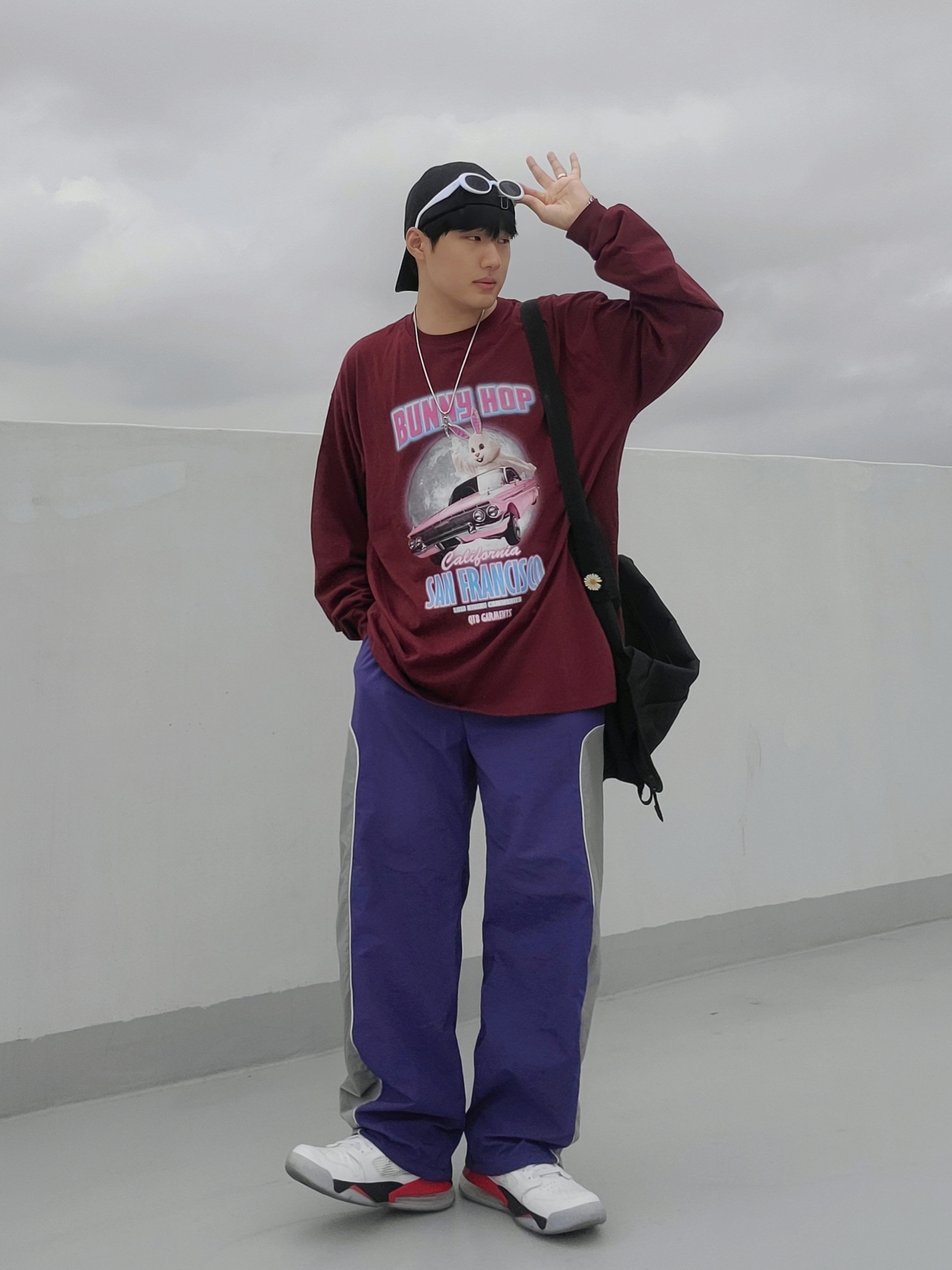 Jordan Mars 270 Fire Red 착용 스타일