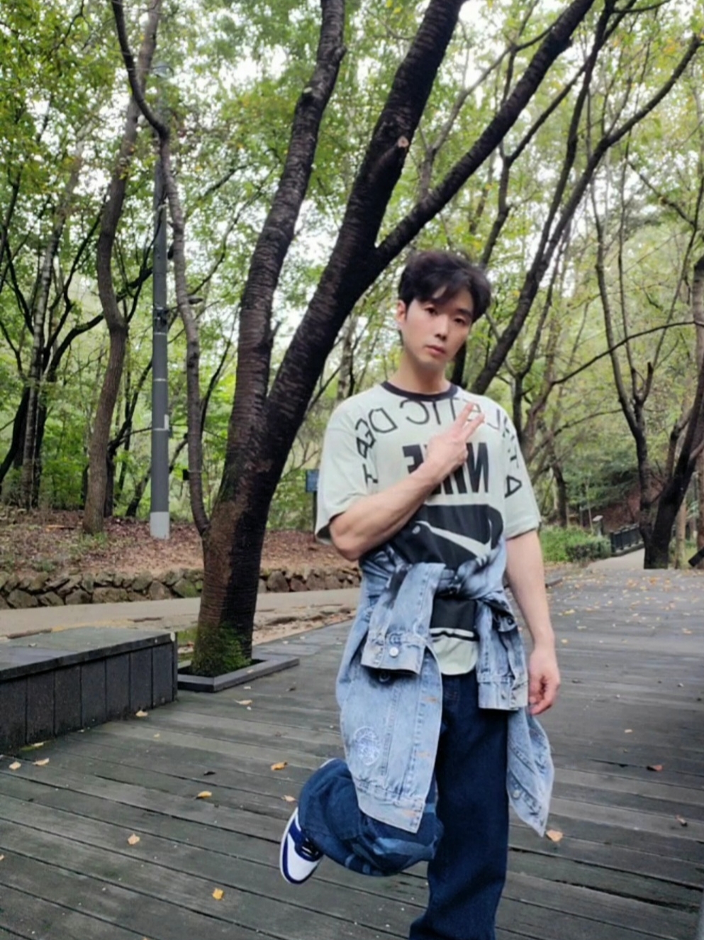 Nike NRG Massive DEPT T-Shirt Seafoam - Asia, Stussy SS Link Big OL' Jean One Wash 착용 스타일 - 1