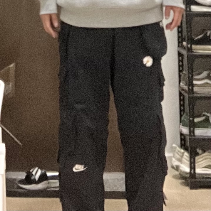 Nike x Peaceminusone Wide Pants Black (DR0096-010) 착용 스타일