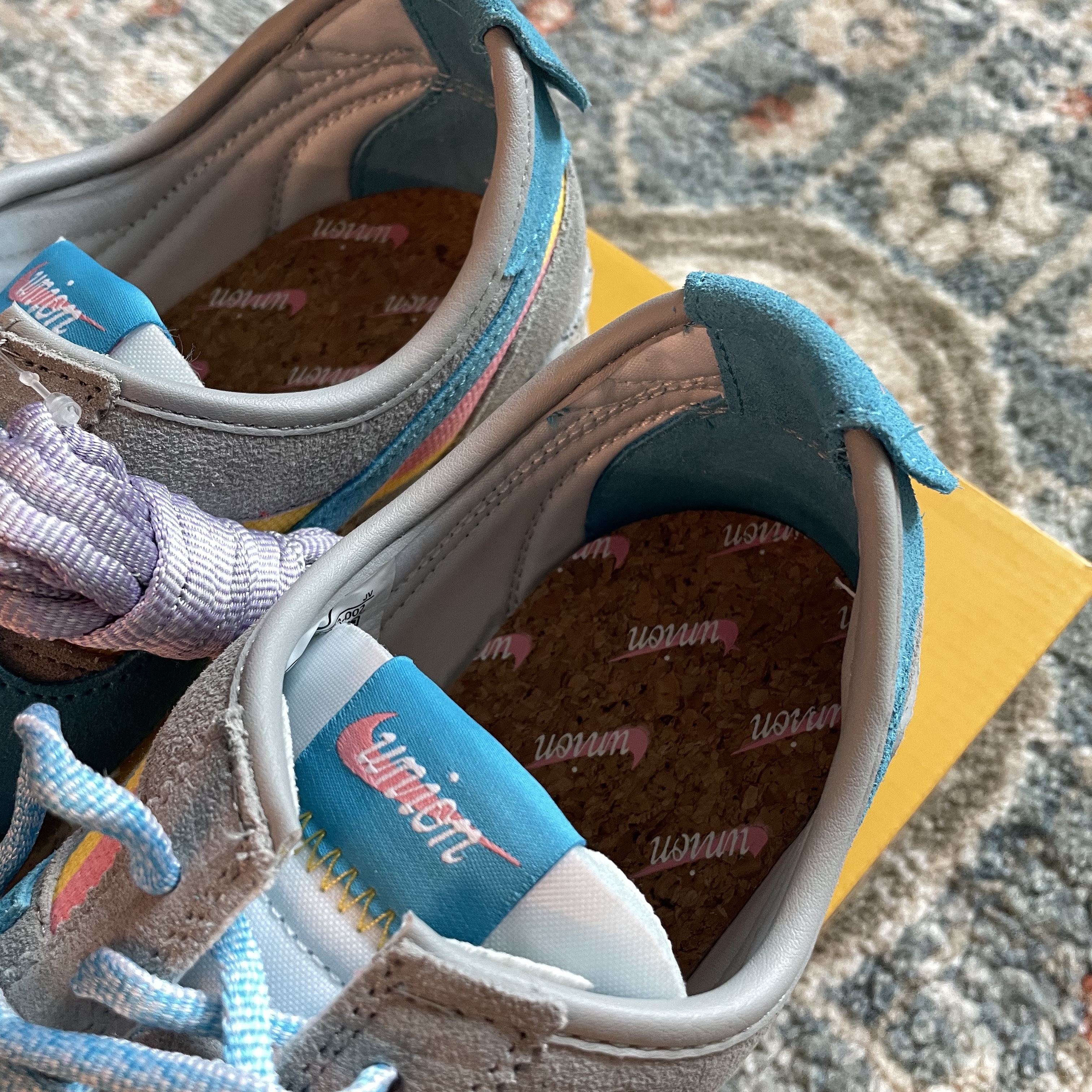 Nike x Union Cortez SP Light Smoke 착용 스타일 - 4