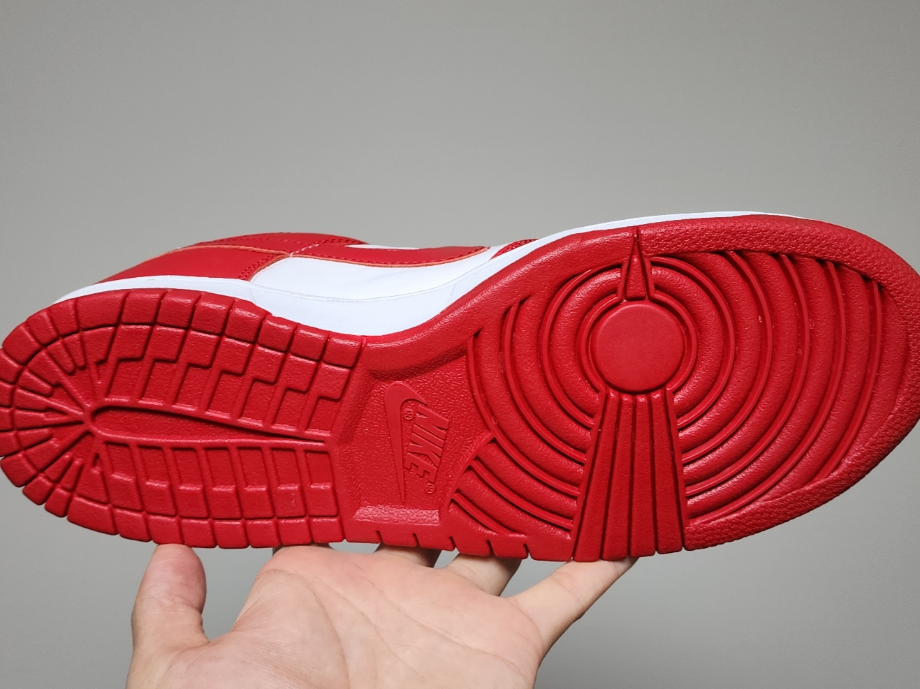 Nike Dunk Low SP White and University Red 2023 착용 스타일