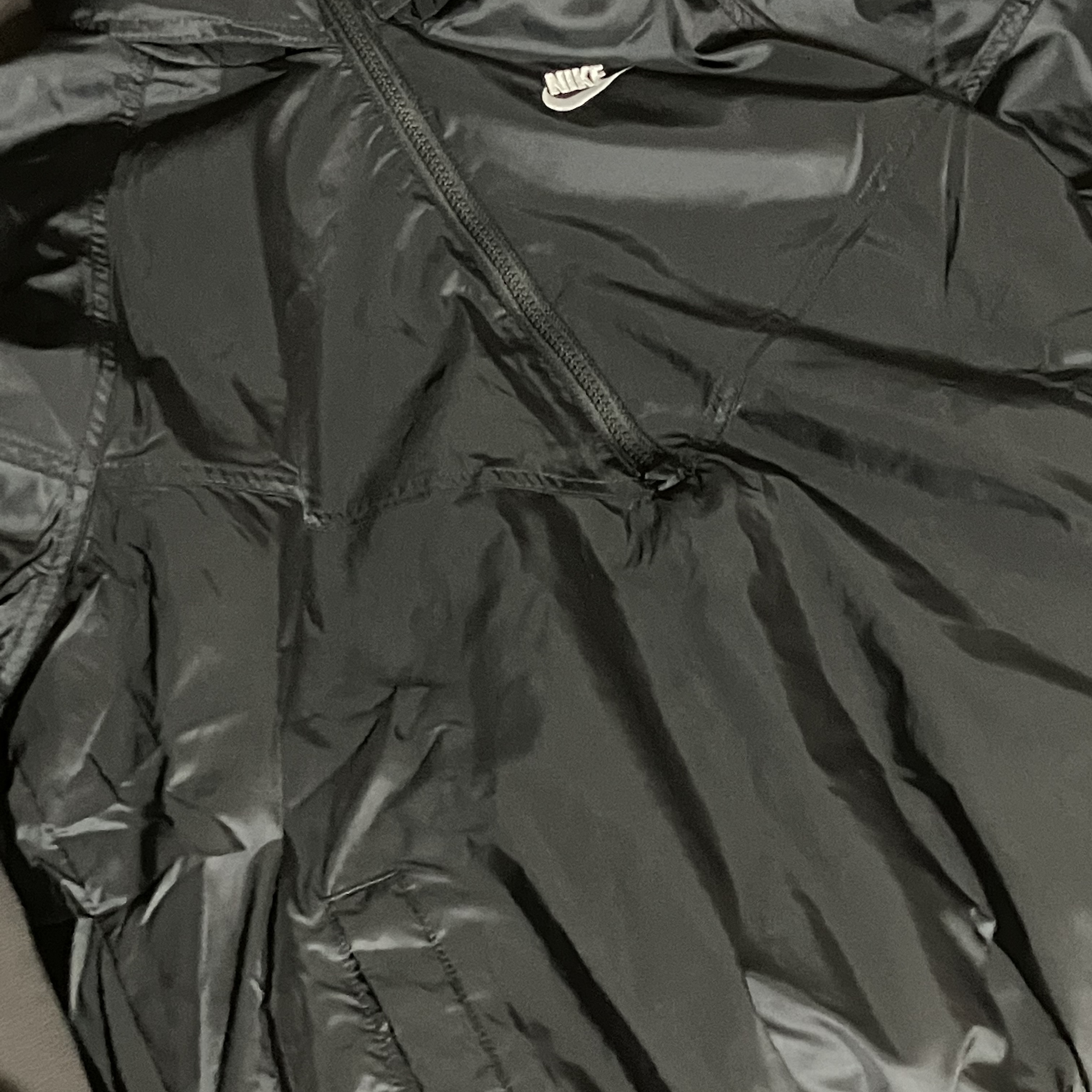 Nike NSW Unlined Woven Windrunner Anorak Jacket Black - Asia 착용 스타일