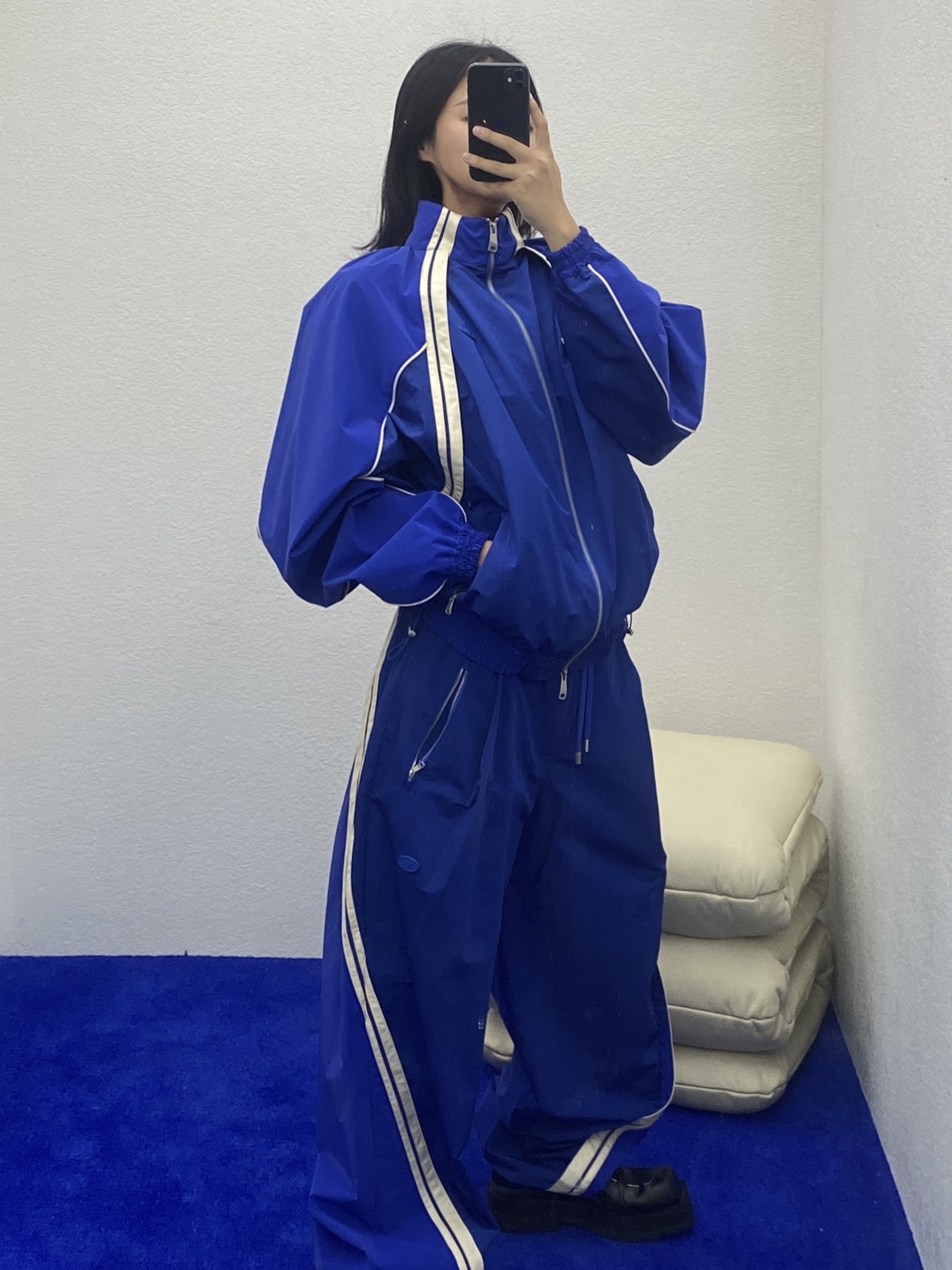 Ader Error Bashar Jumper Z-Blue, Ader Error Bashar Jumper Noir 착용 스타일