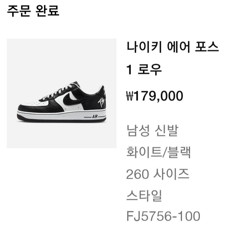 Nike x Terror Squad Air Force 1 Low QS Blackout 착용 스타일