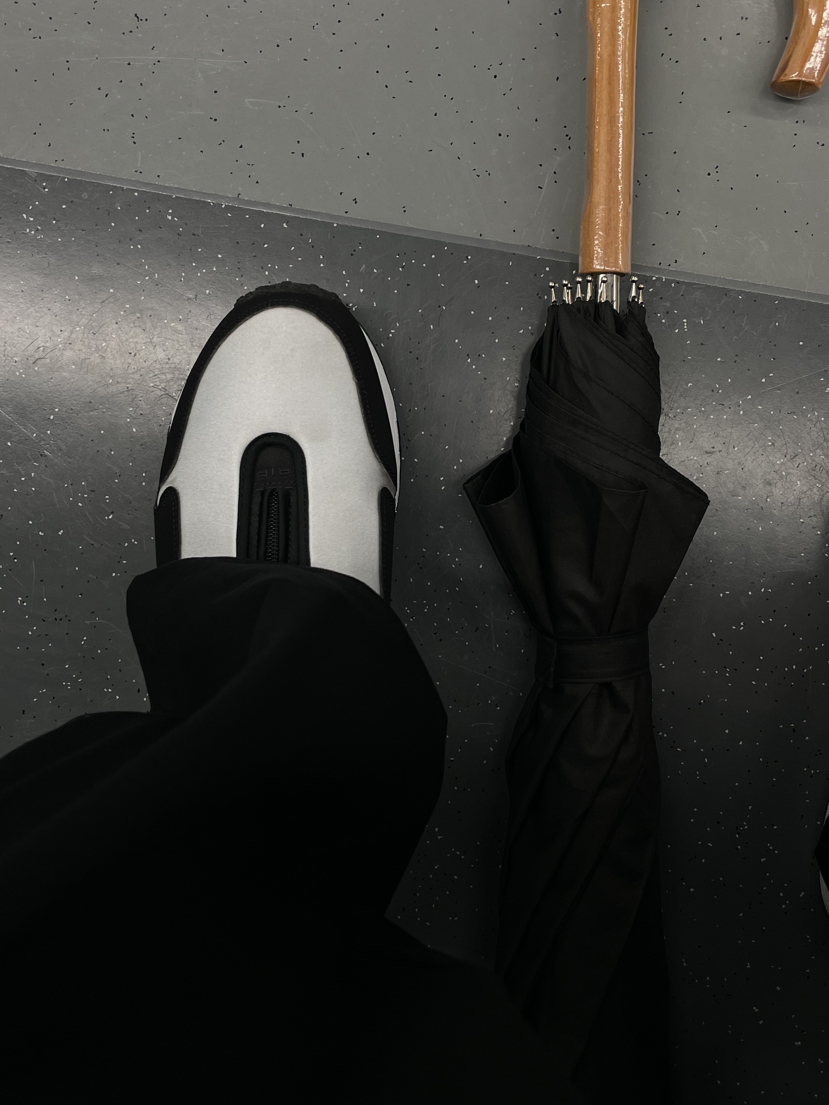 Nike x Comme des Garcons Homme Plus Air Max Sunder SP White Black 착용 스타일