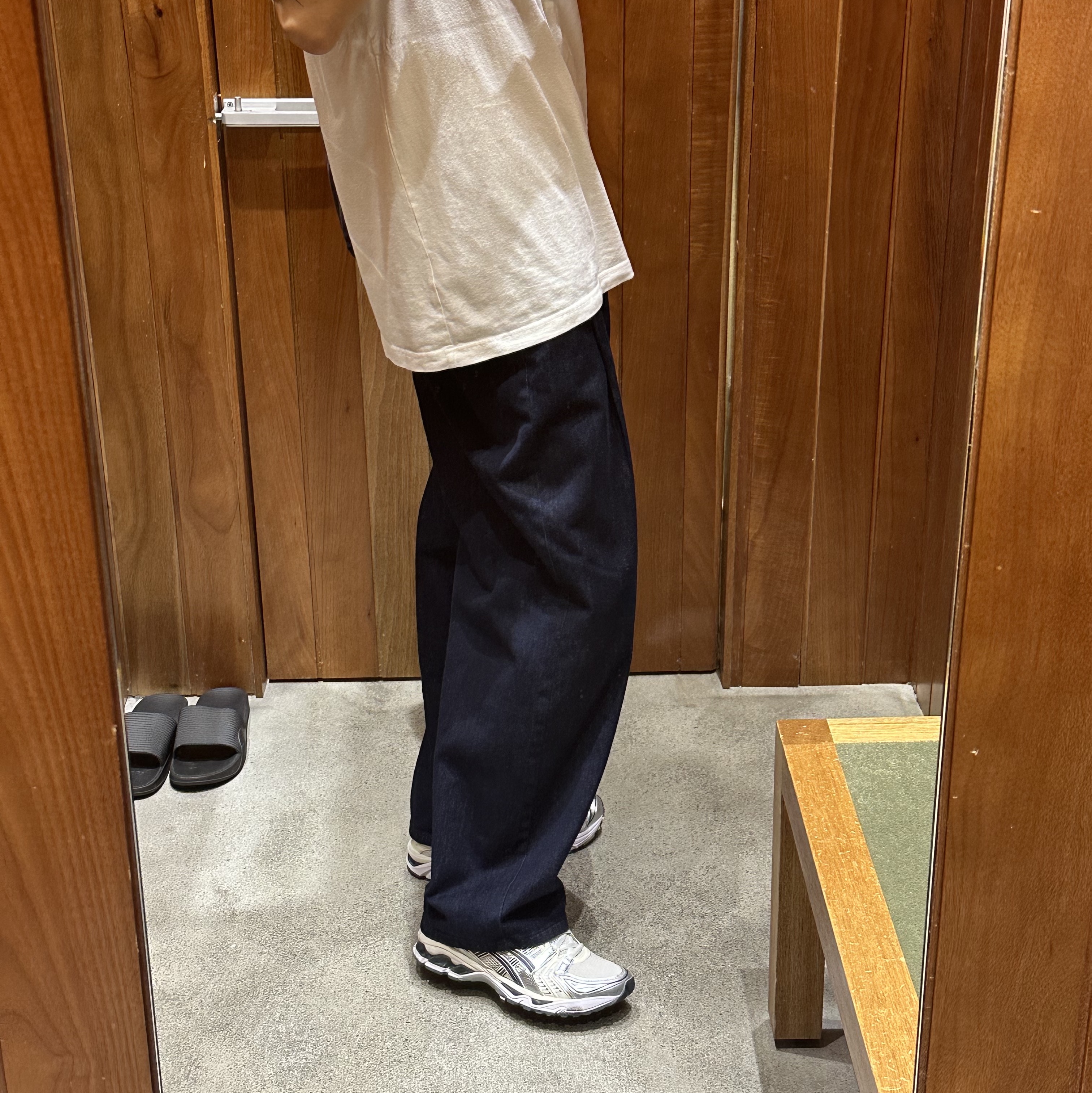 (W) Asics Gel-Kayano 14 White Midnight 착용 스타일